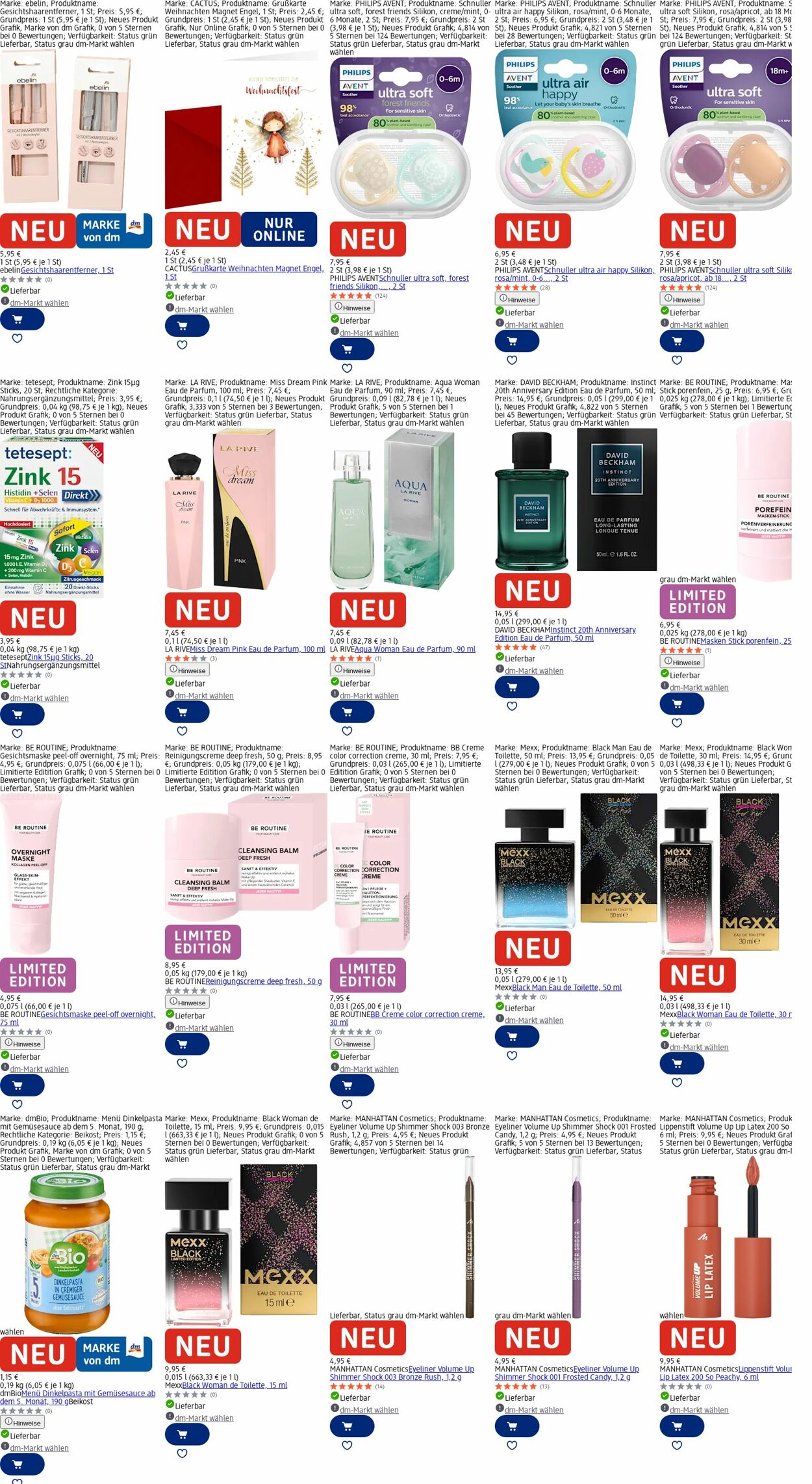 Prospekt dm-drogerie markt 06.10.2025 - 15.10.2025