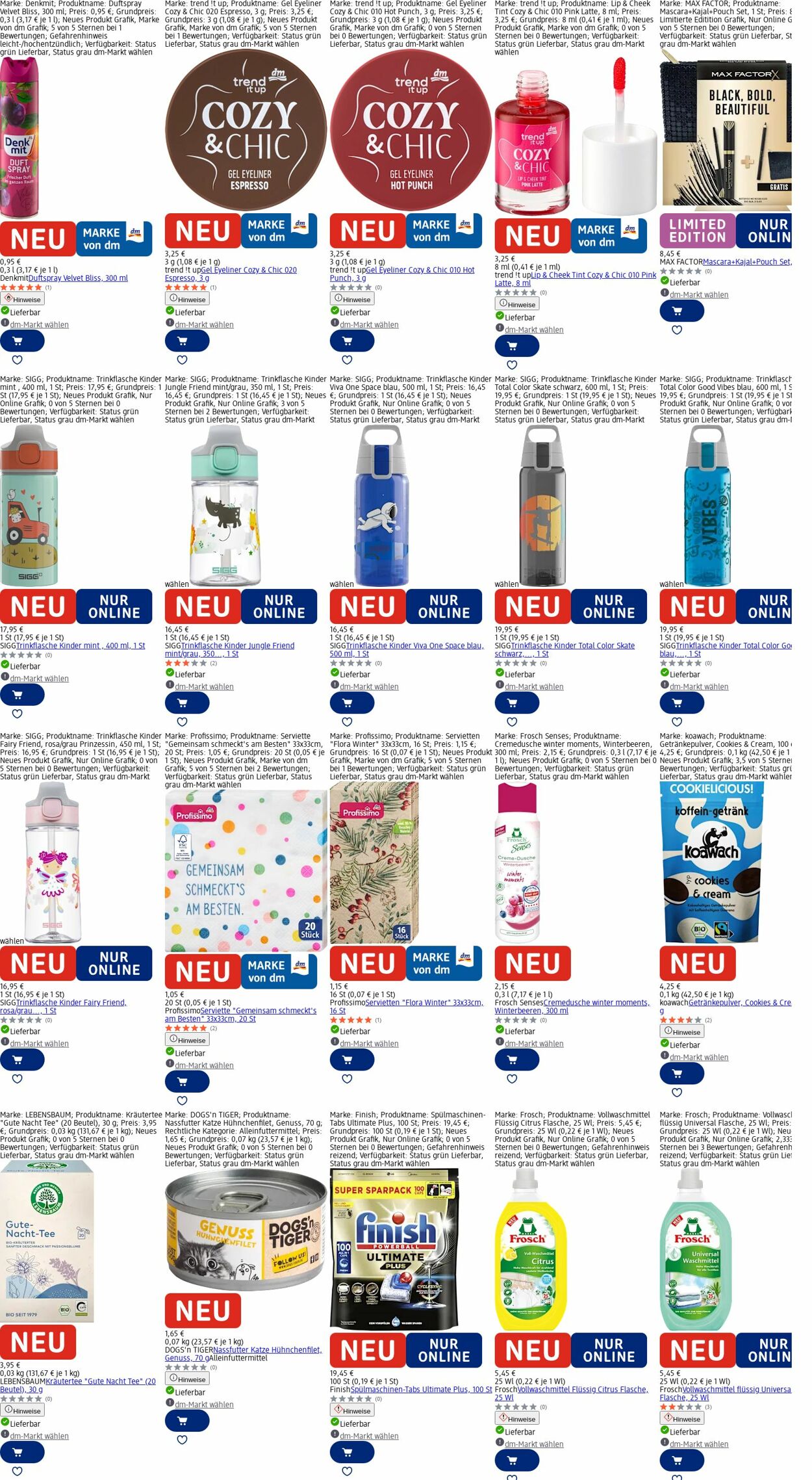 Prospekt dm-drogerie markt 06.10.2025 - 15.10.2025