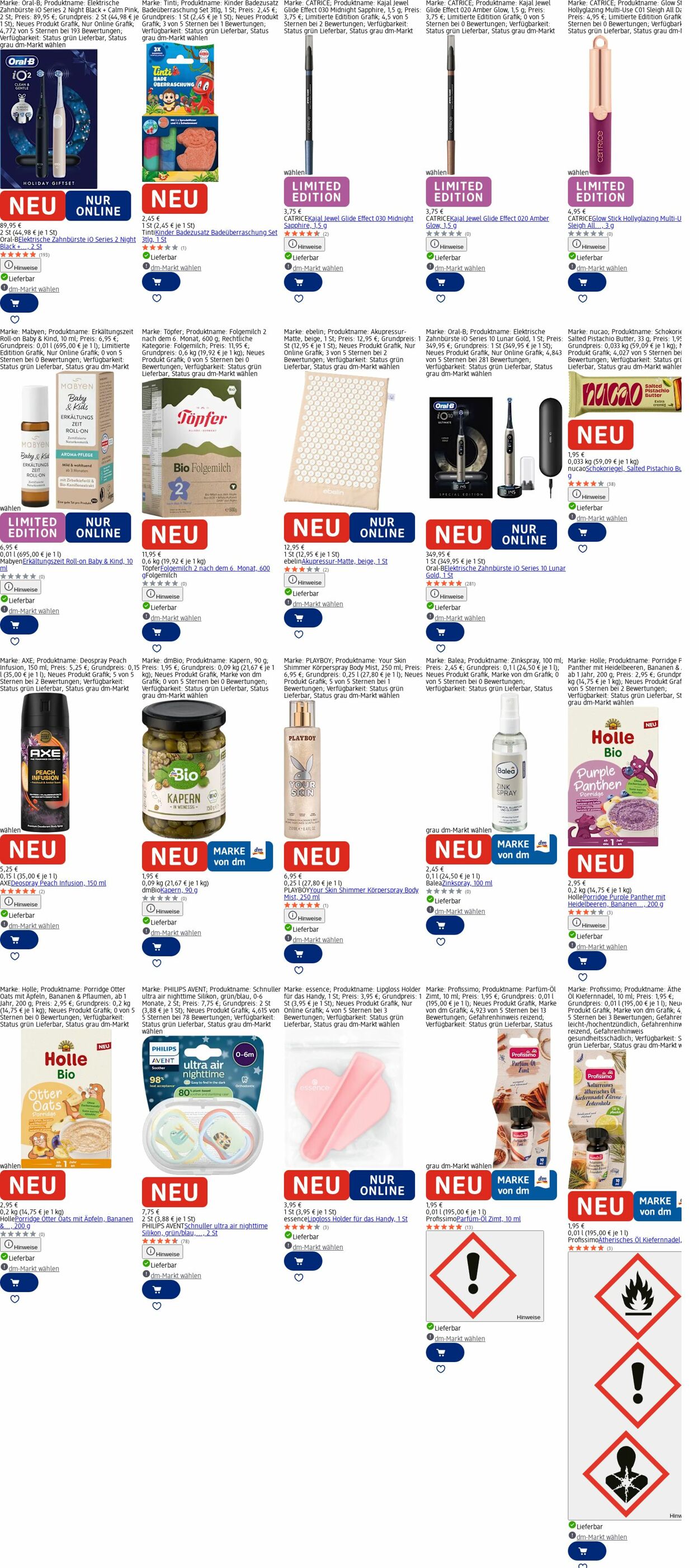 Prospekt dm-drogerie markt 17.11.2025 - 26.11.2025