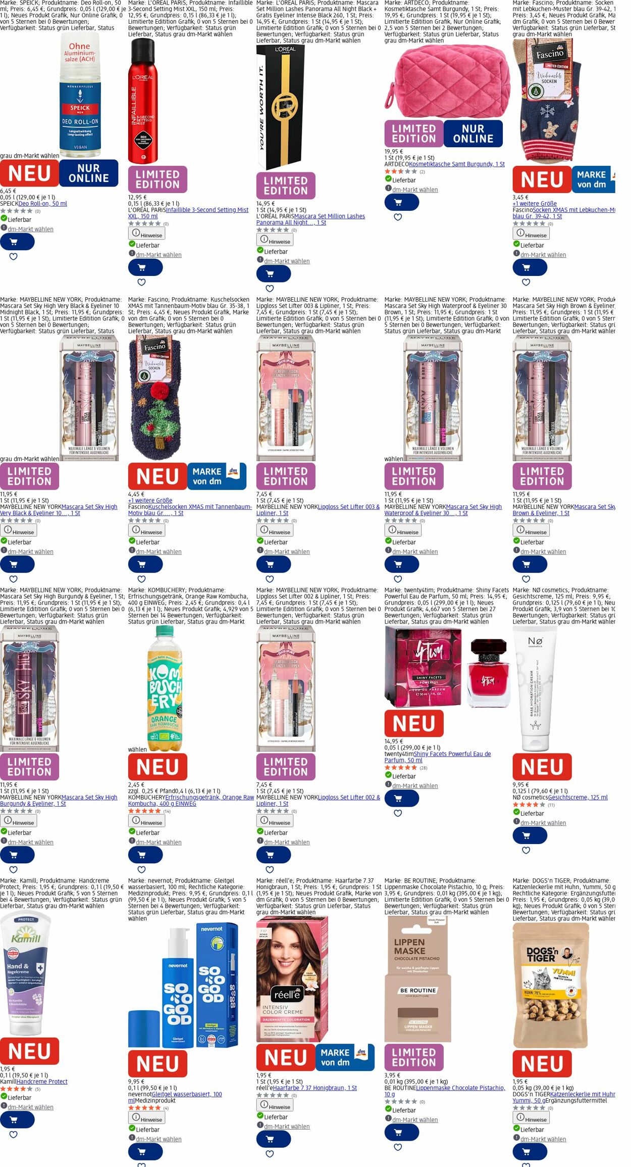 Prospekt dm-drogerie markt 17.11.2025 - 26.11.2025