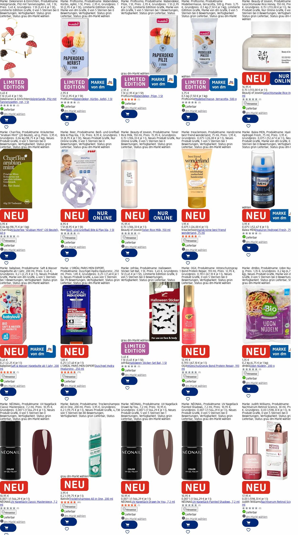 Prospekt dm-drogerie markt 15.09.2025 - 24.09.2025