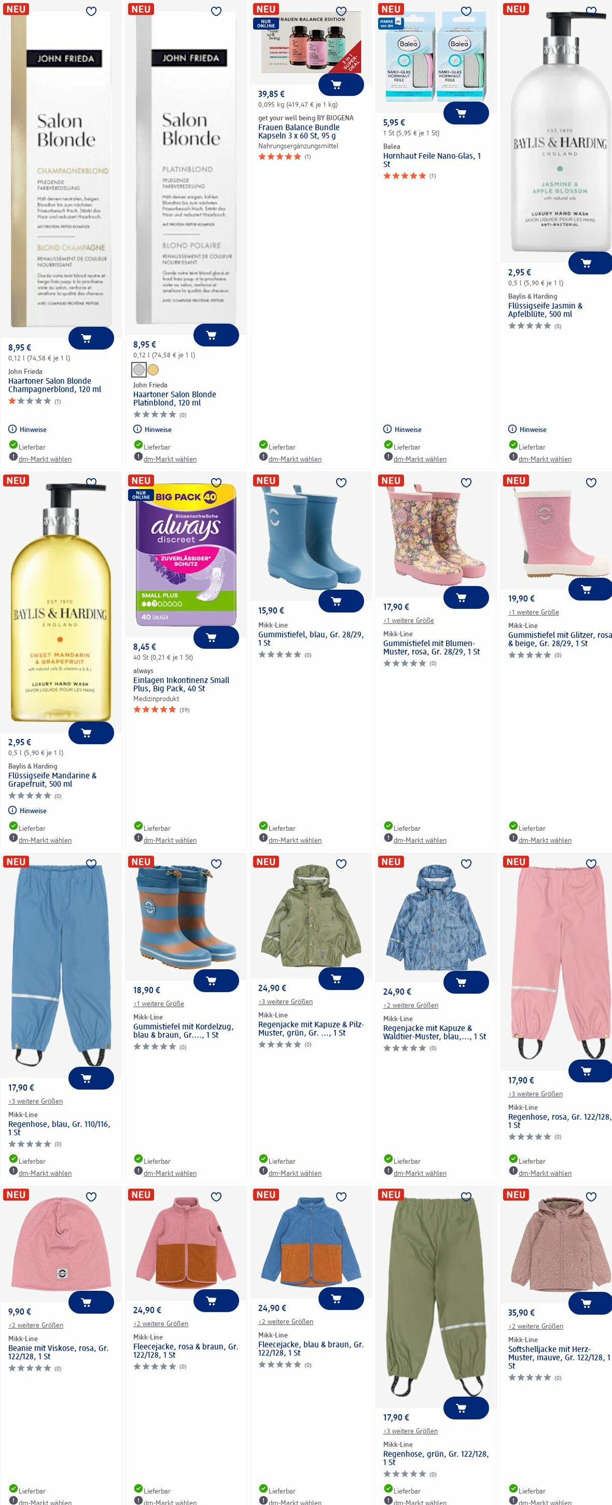 Prospekt dm-drogerie markt 07.07.2025 - 16.07.2025
