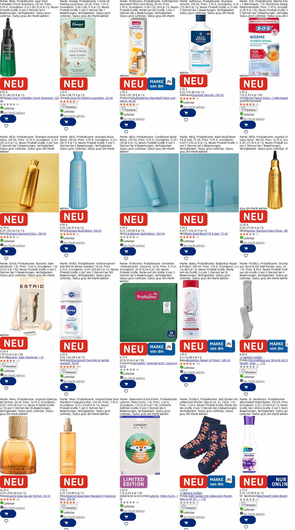 Prospekt dm-drogerie markt 20.10.2025 - 29.10.2025