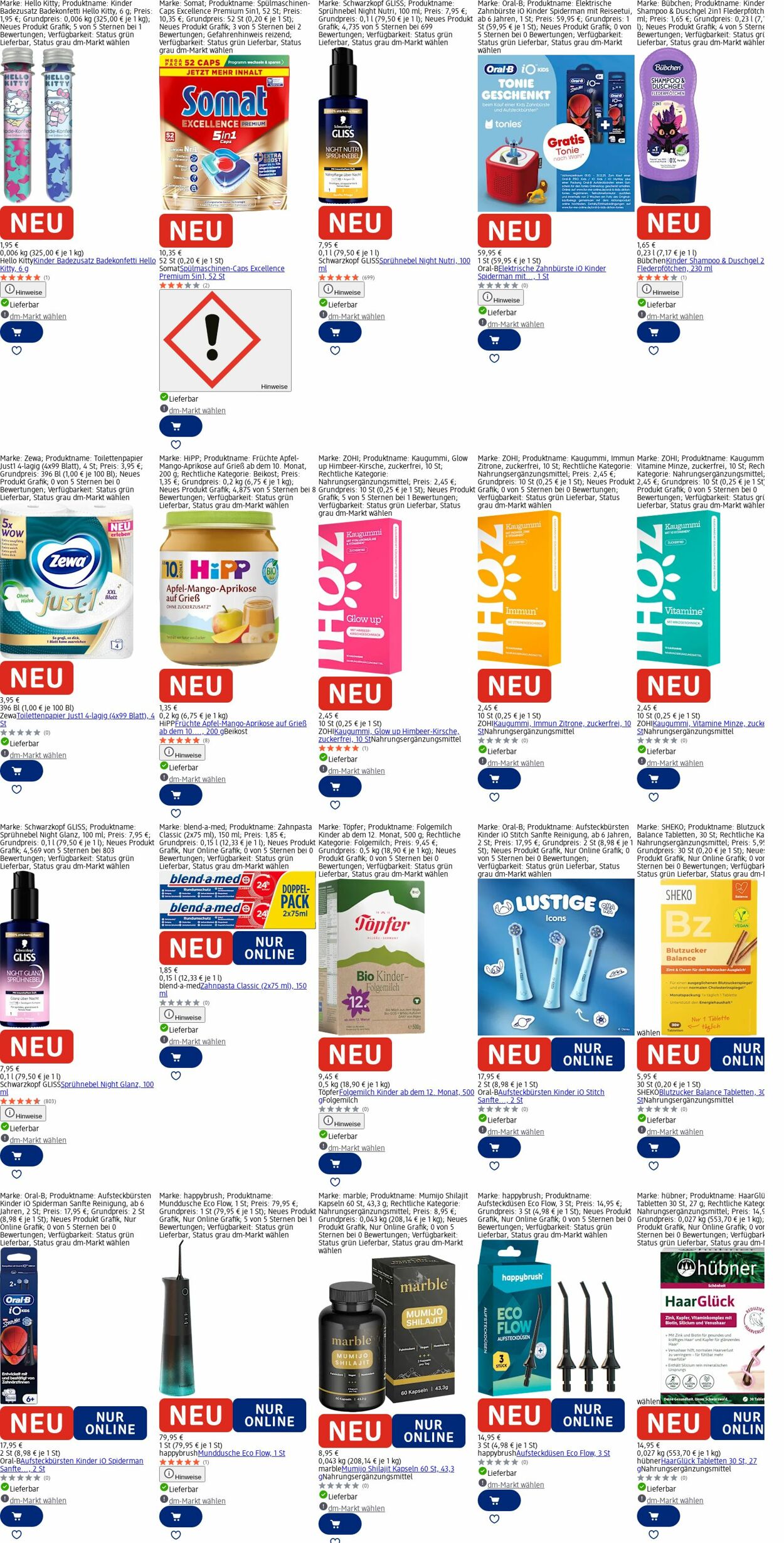 Prospekt dm-drogerie markt 20.10.2025 - 29.10.2025