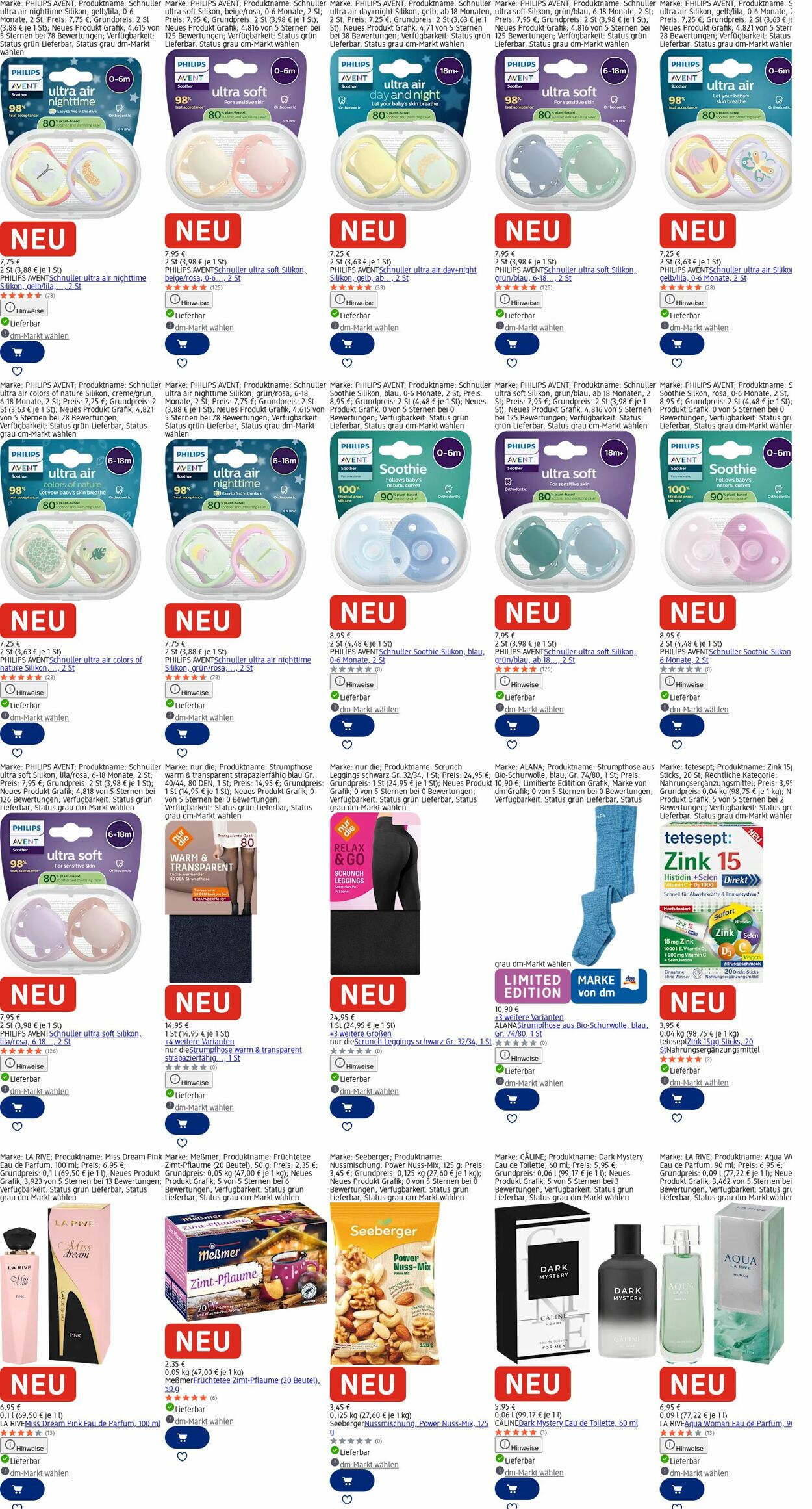Prospekt dm-drogerie markt 20.10.2025 - 29.10.2025