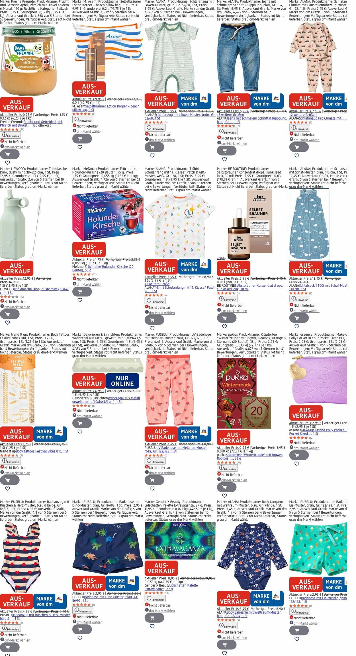Prospekt dm-drogerie markt 20.10.2025 - 29.10.2025