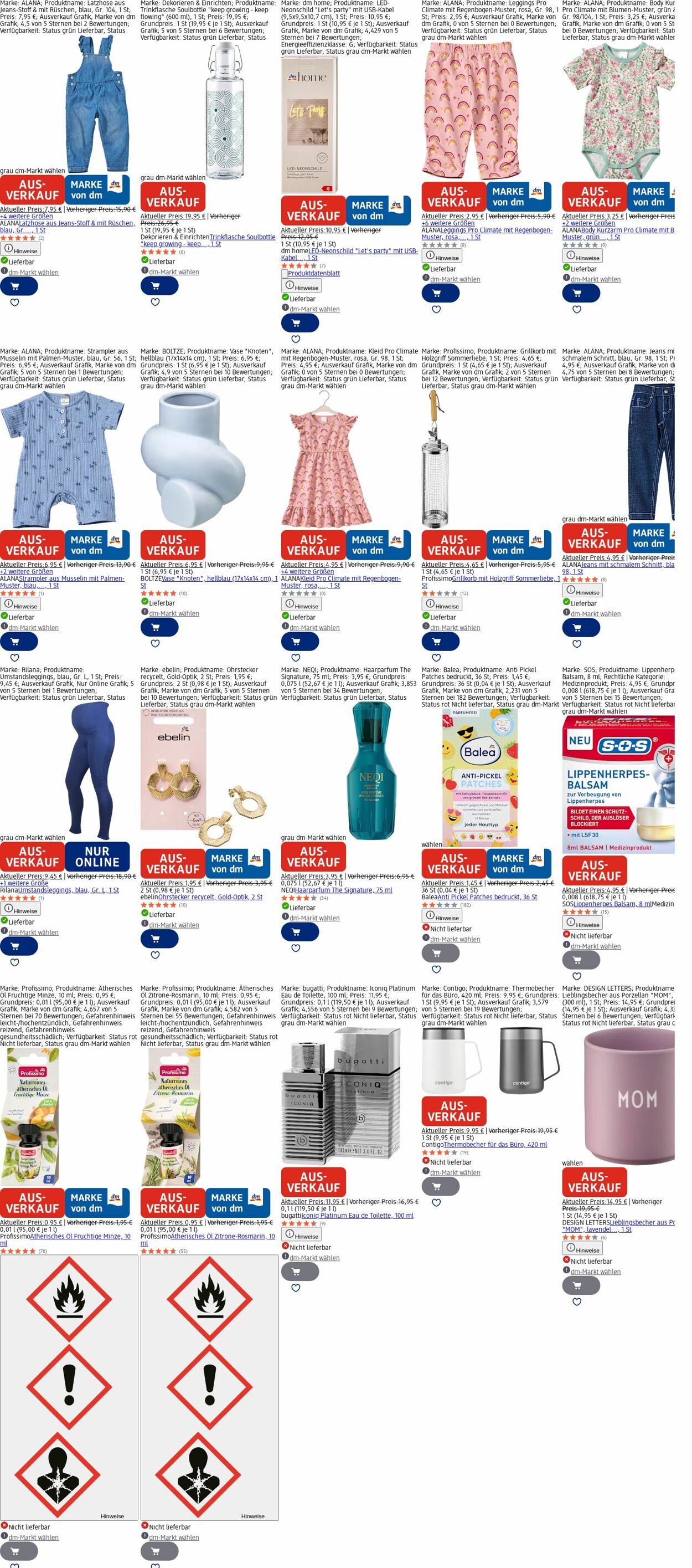 Prospekt dm-drogerie markt 20.10.2025 - 29.10.2025