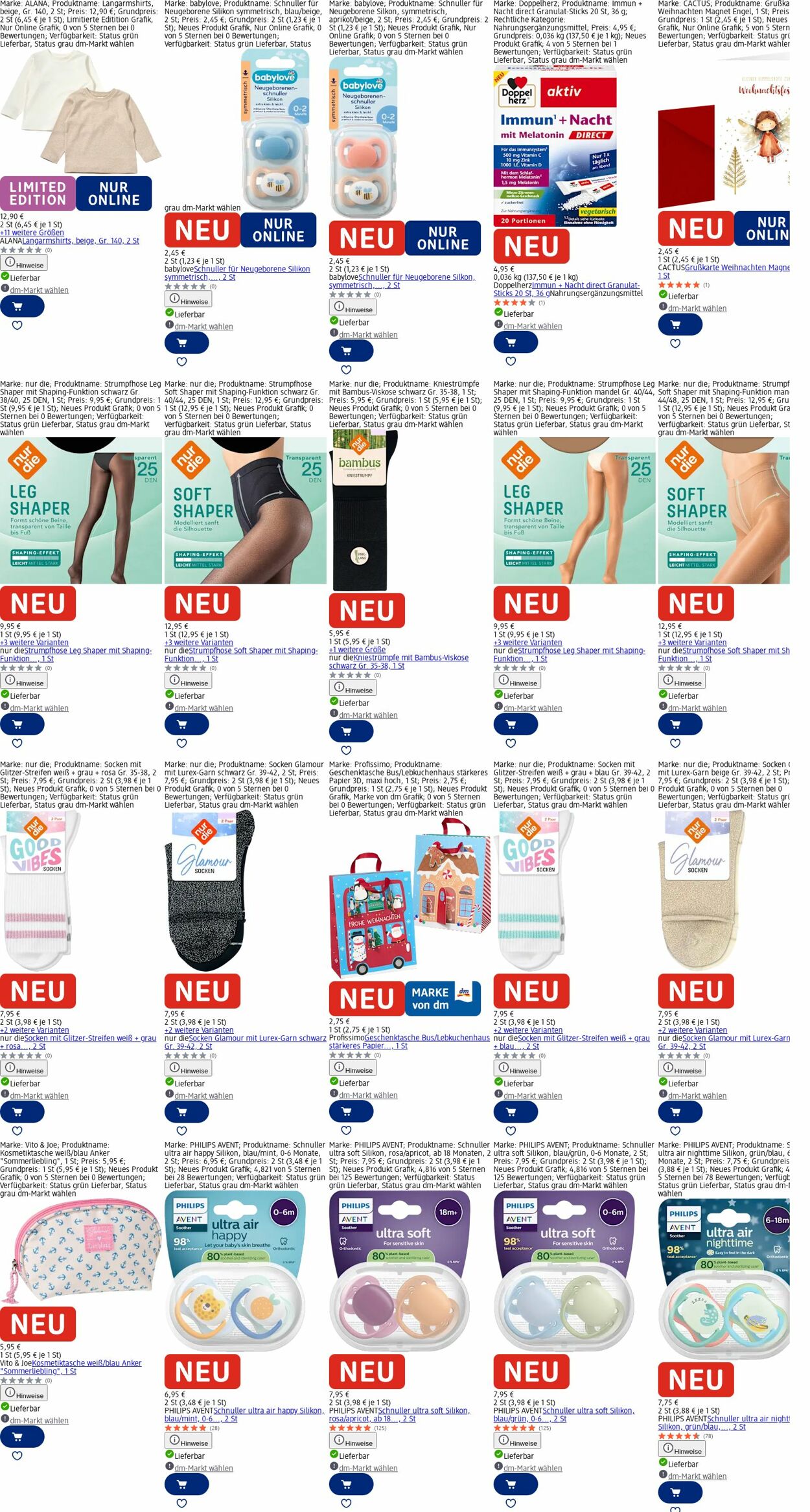 Prospekt dm-drogerie markt 20.10.2025 - 29.10.2025