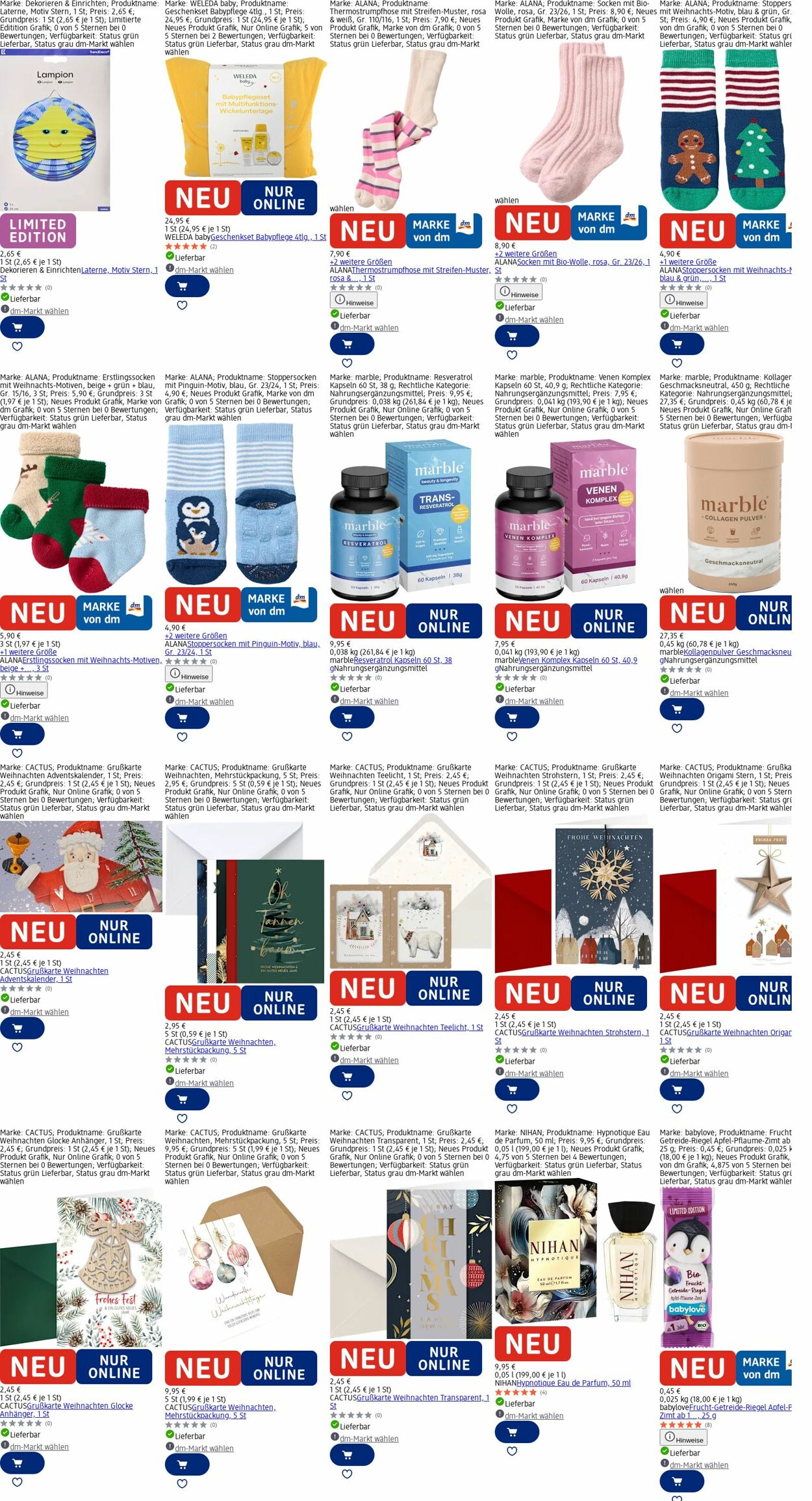 Prospekt dm-drogerie markt 20.10.2025 - 29.10.2025