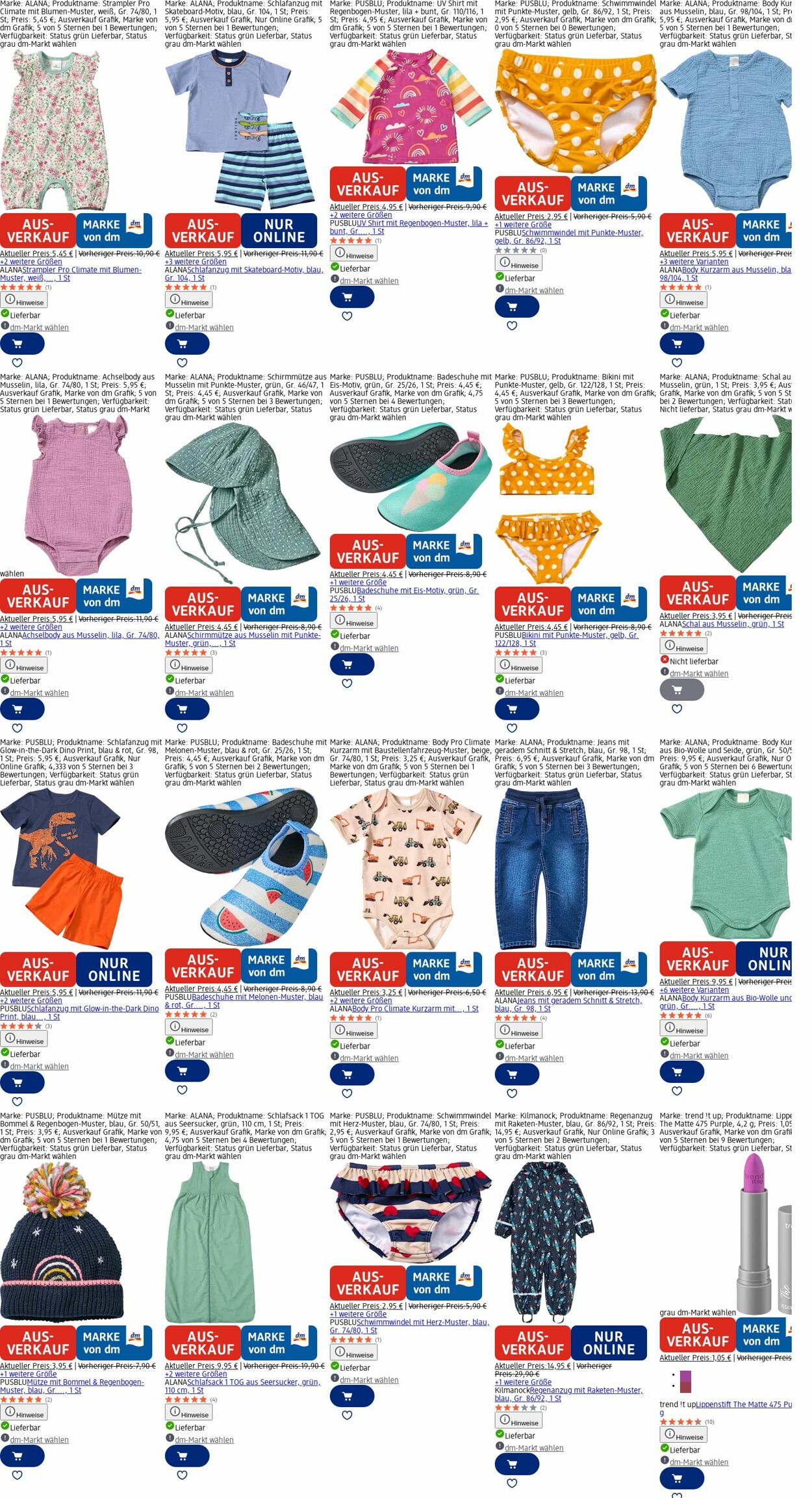 Prospekt dm-drogerie markt 20.10.2025 - 29.10.2025