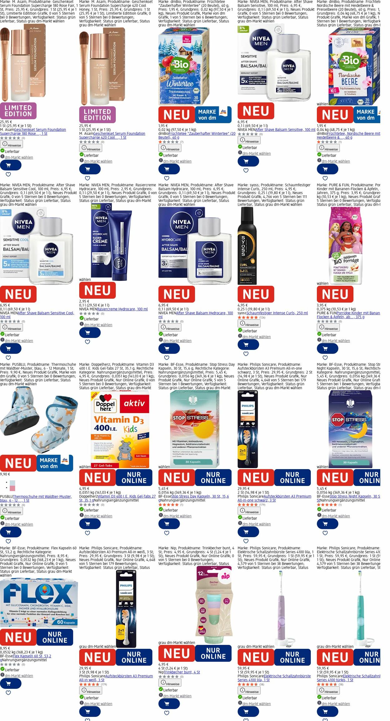 Prospekt dm-drogerie markt 20.10.2025 - 29.10.2025