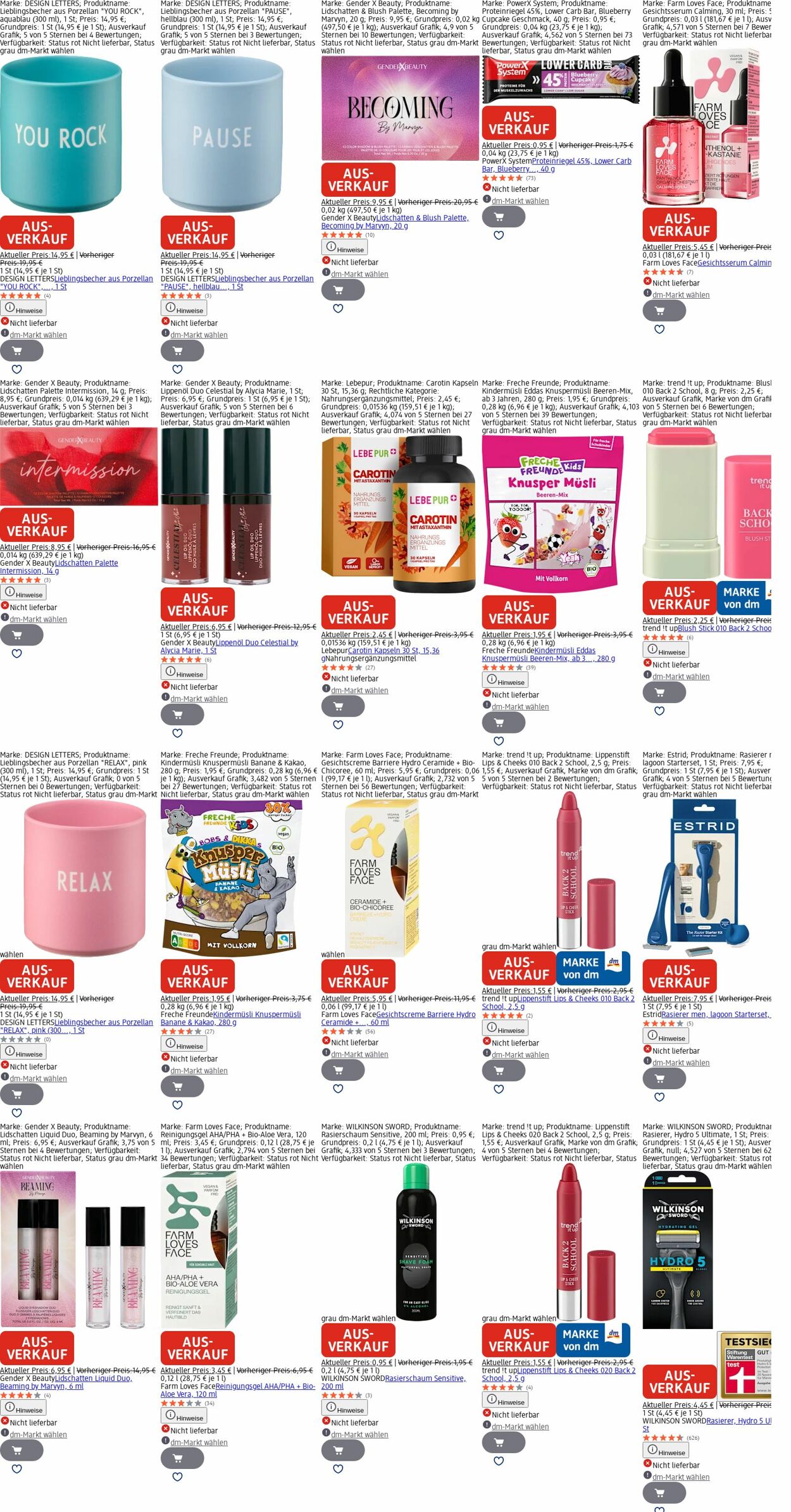 Prospekt dm-drogerie markt 20.10.2025 - 29.10.2025