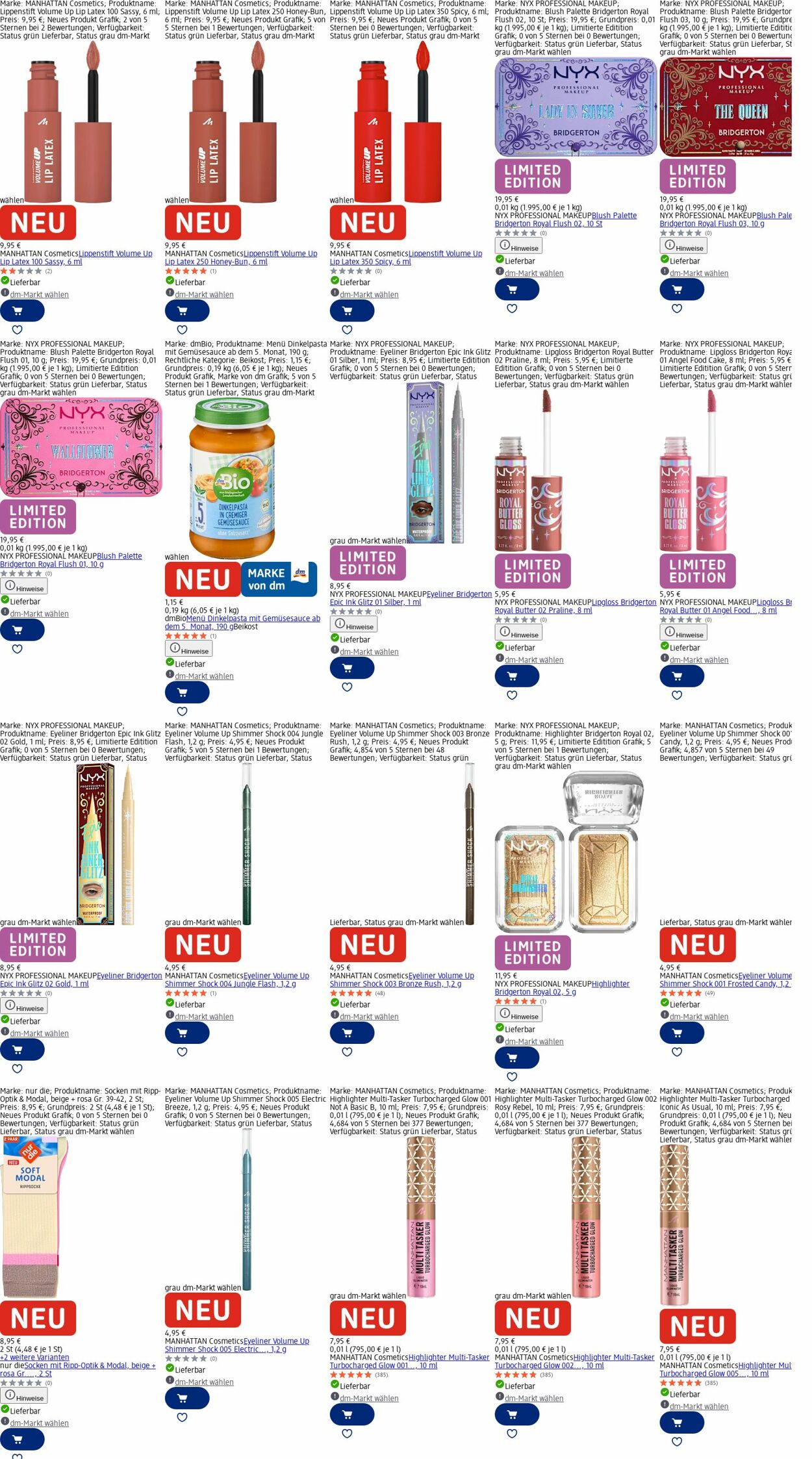 Prospekt dm-drogerie markt 20.10.2025 - 29.10.2025