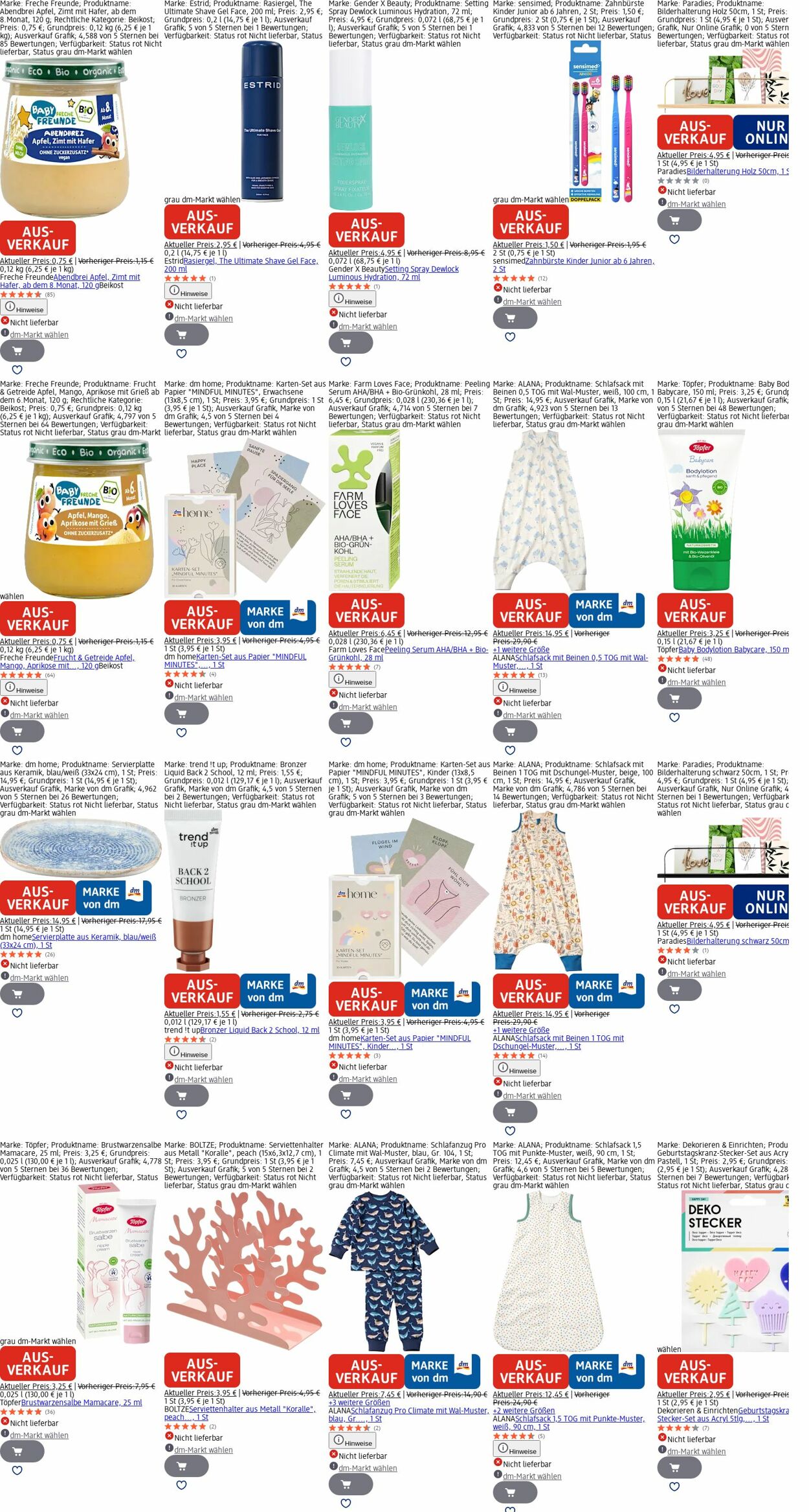 Prospekt dm-drogerie markt 20.10.2025 - 29.10.2025