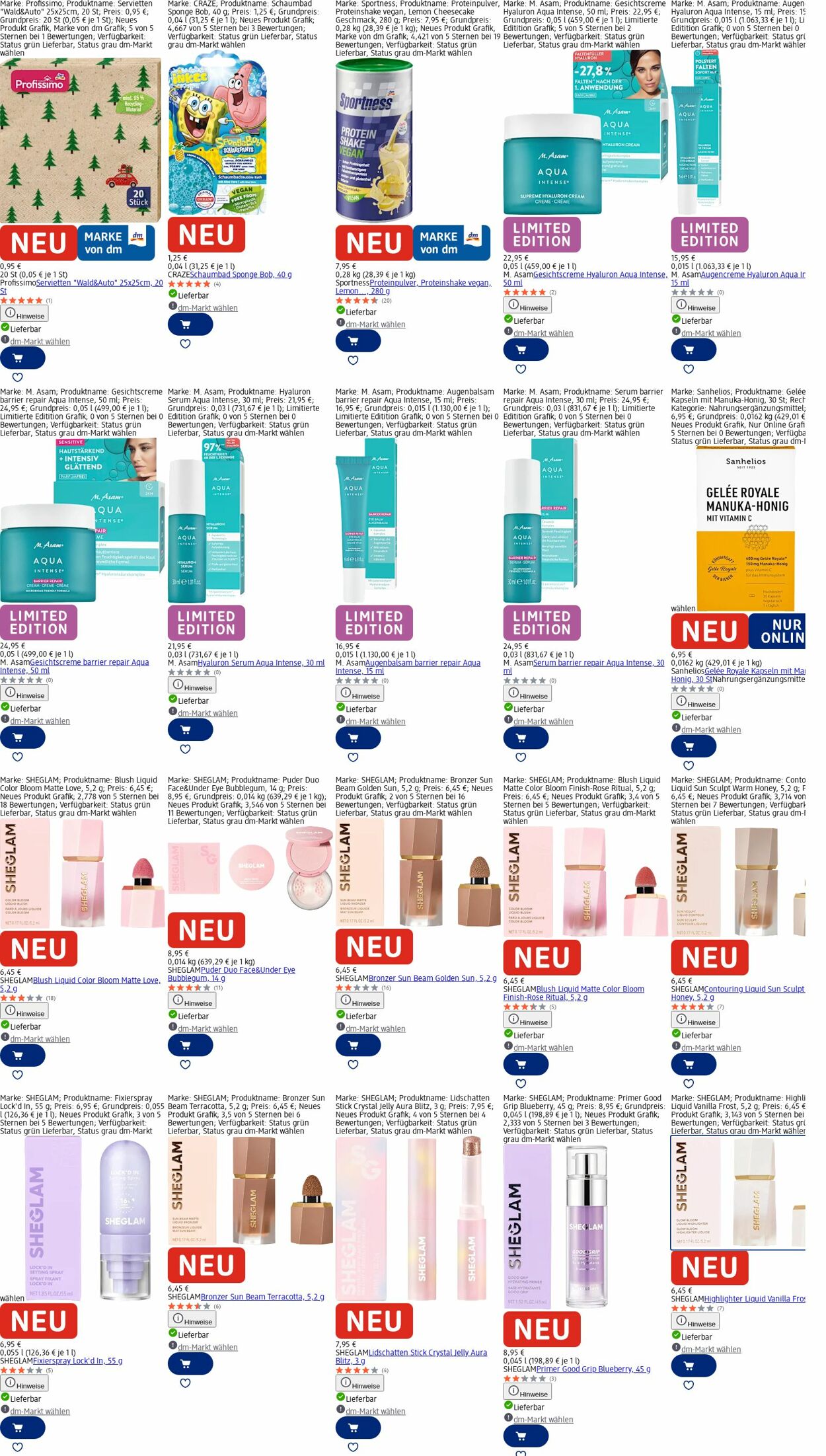Prospekt dm-drogerie markt 20.10.2025 - 29.10.2025