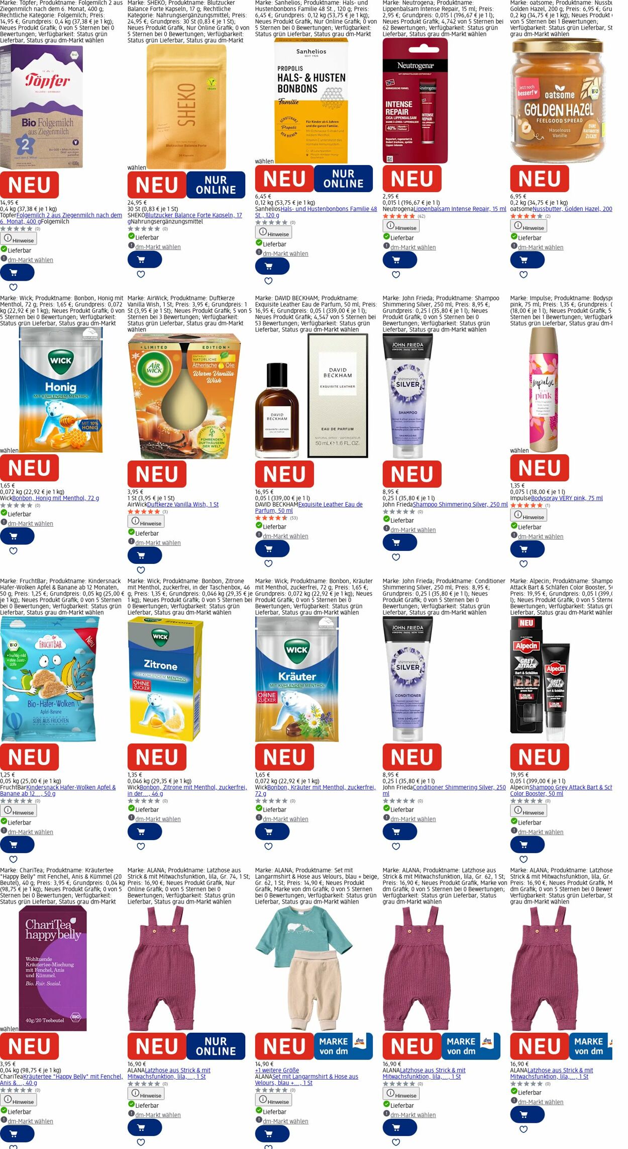 Prospekt dm-drogerie markt 20.10.2025 - 29.10.2025