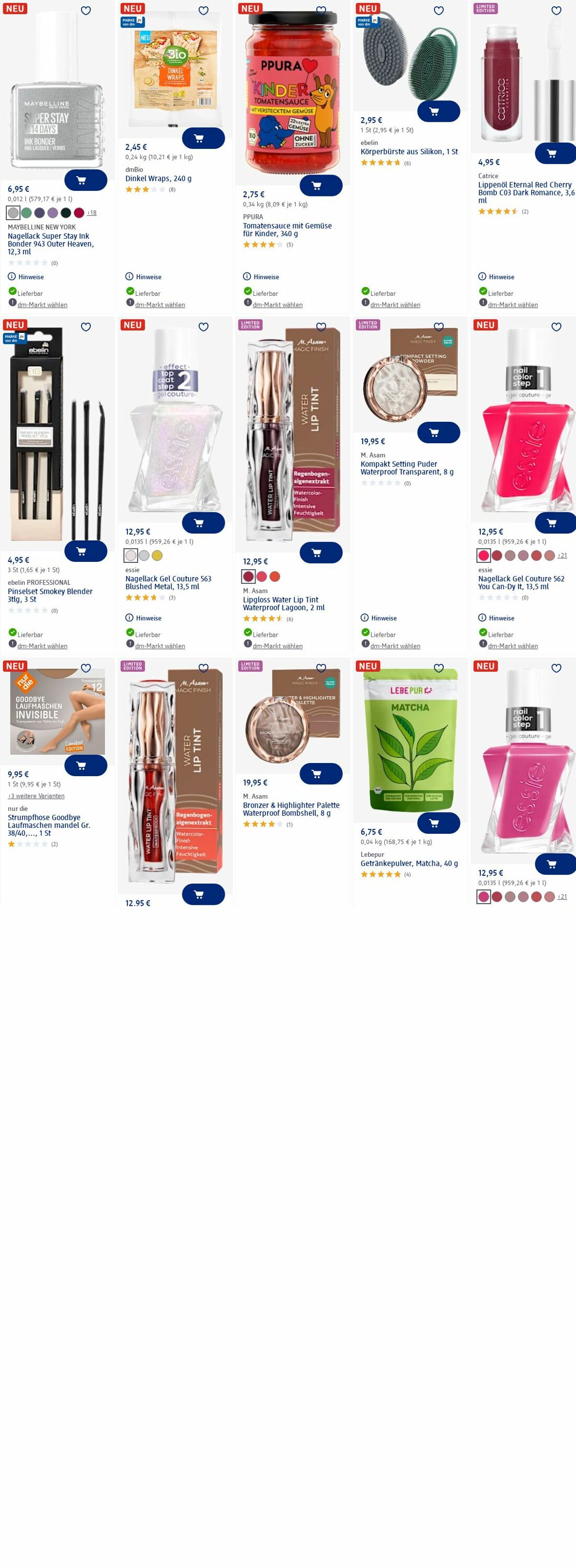 Prospekt dm-drogerie markt 26.05.2025 - 04.06.2025