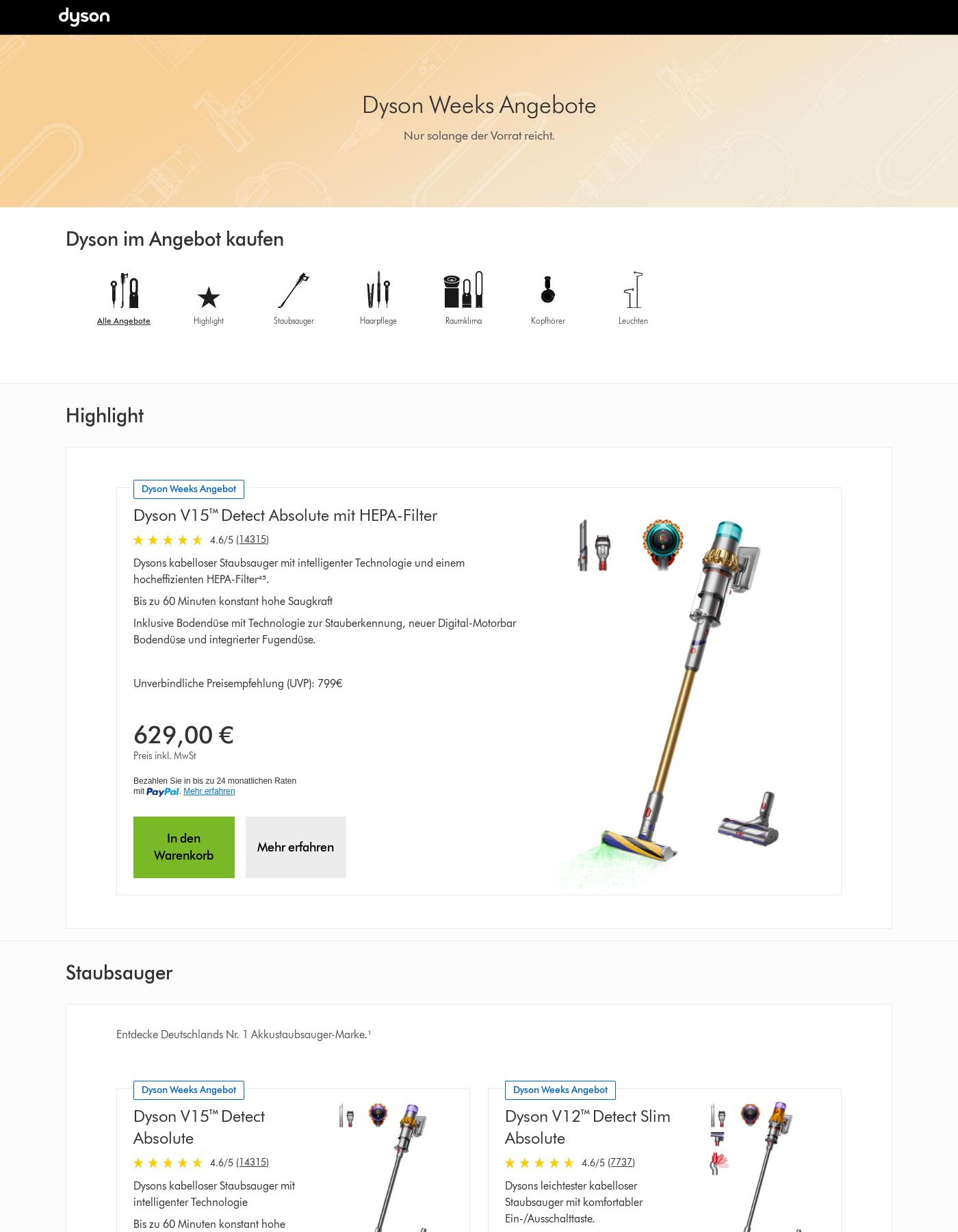 Prospekt Dyson 21.07.2025 - 30.07.2025