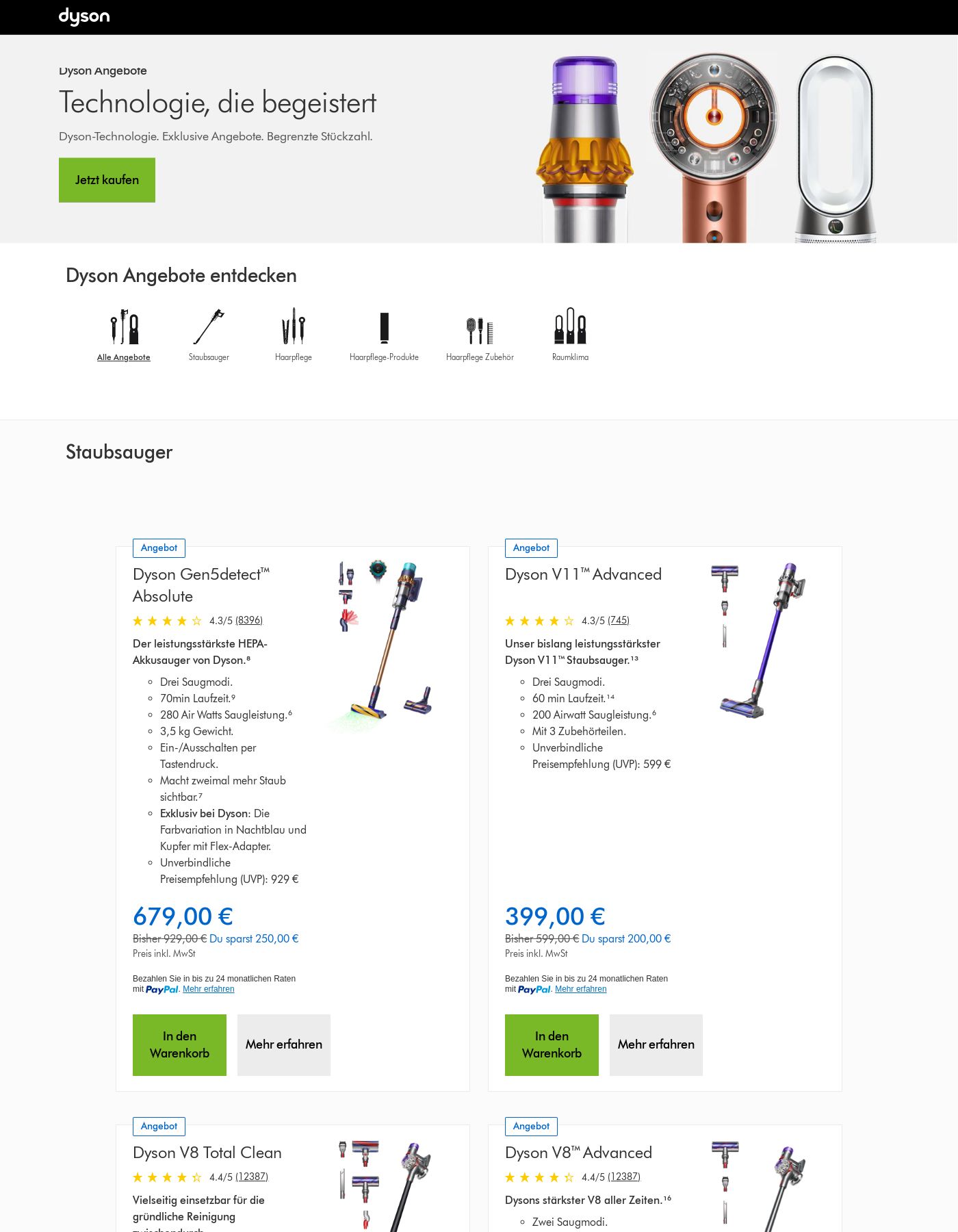 Prospekt Dyson 08.12.2025 - 17.12.2025