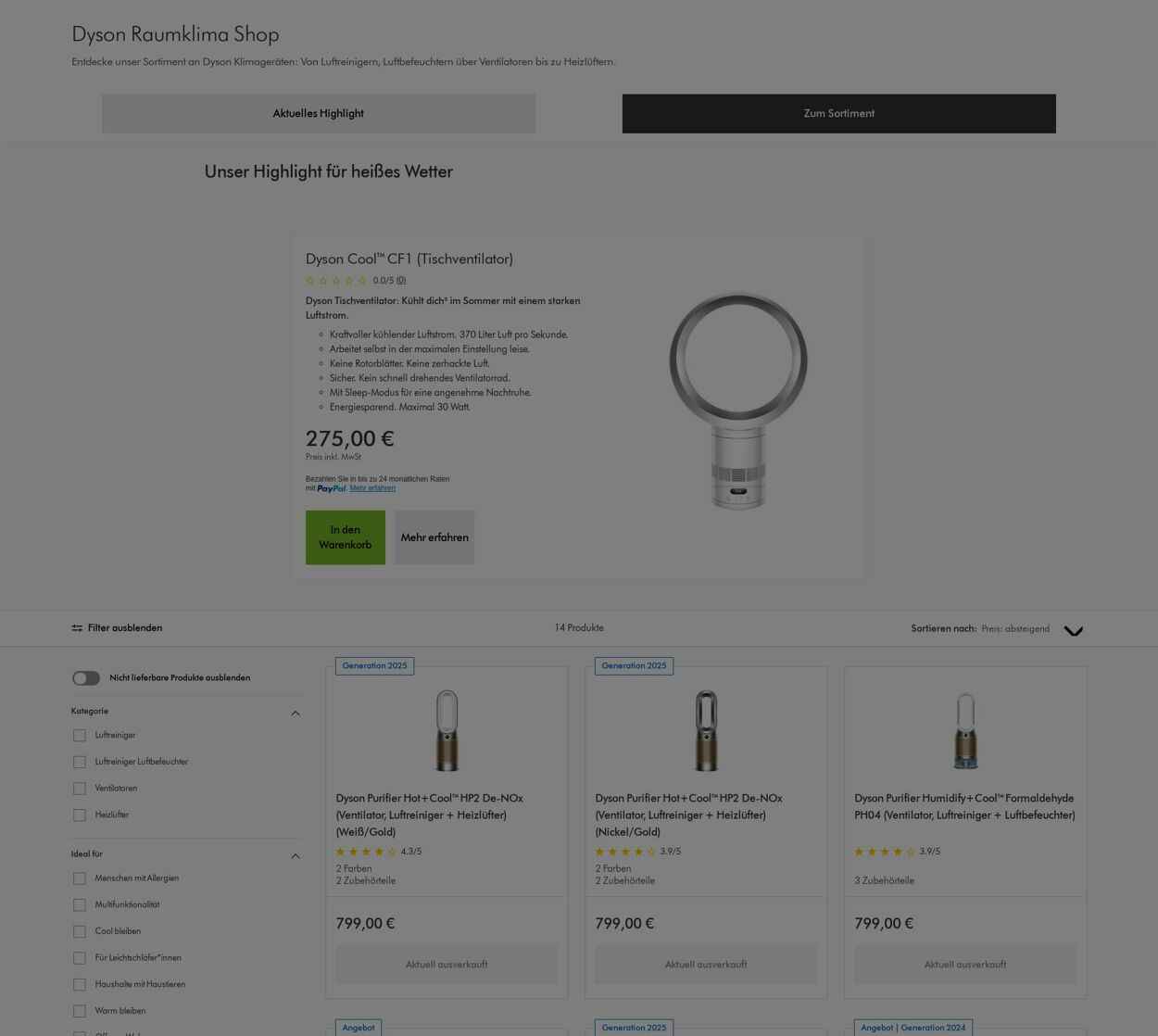 Prospekt Dyson 07.07.2025 - 16.07.2025
