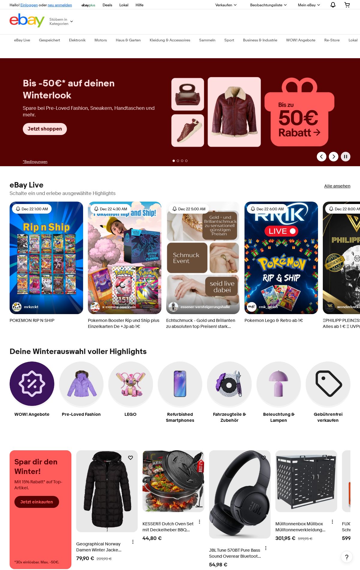 Prospekt eBay 22.12.2025 - 31.12.2025
