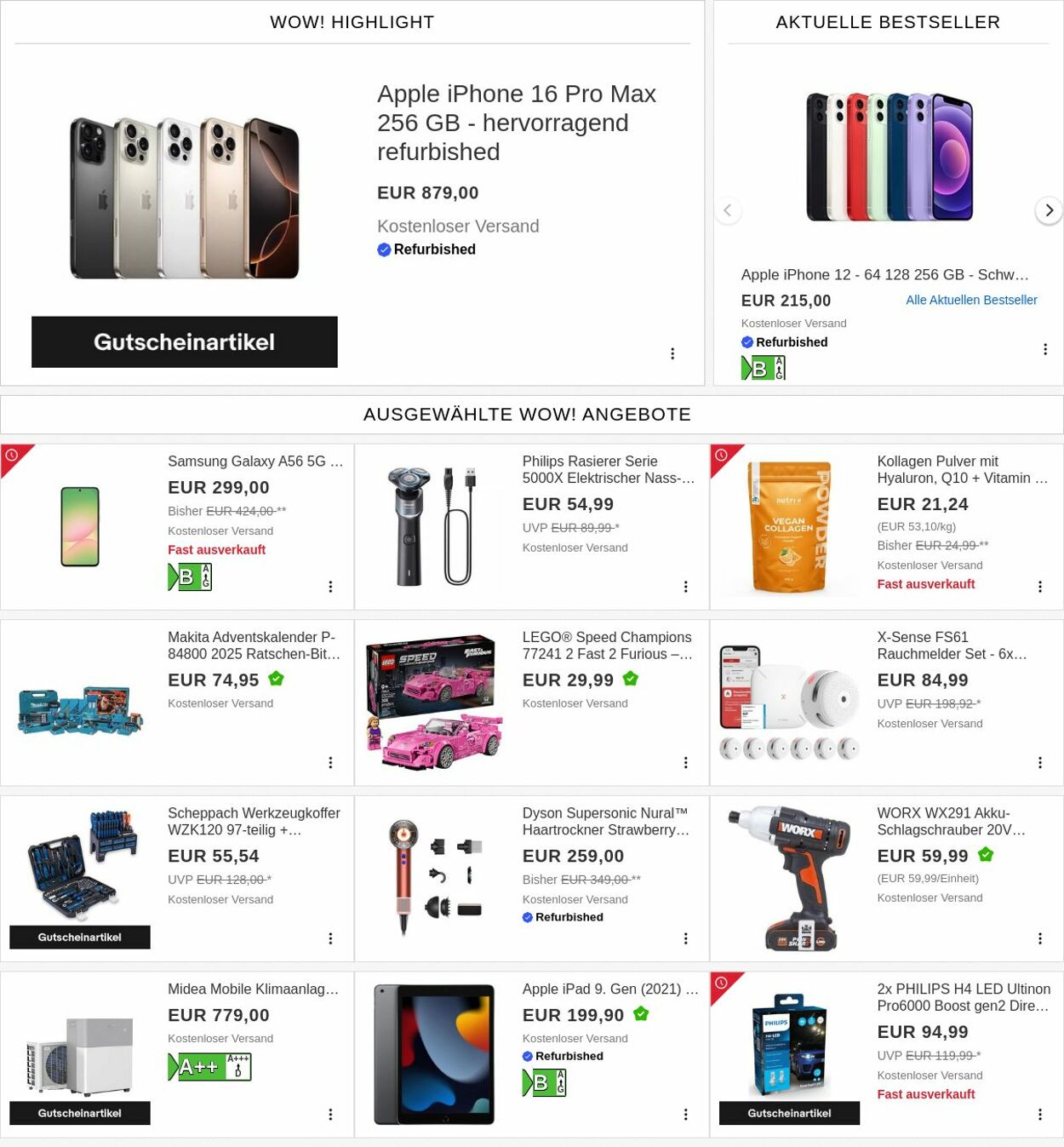 Prospekt eBay 24.11.2025 - 03.12.2025