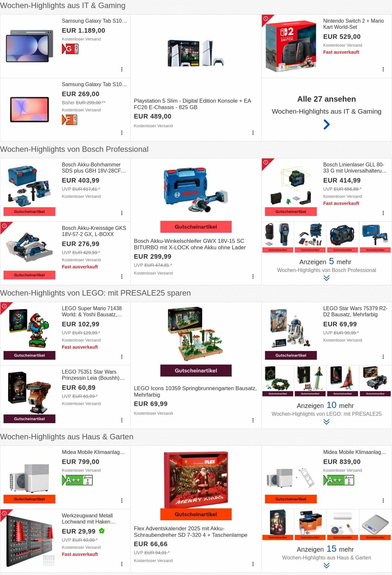 Prospekt eBay 10.11.2025 - 19.11.2025