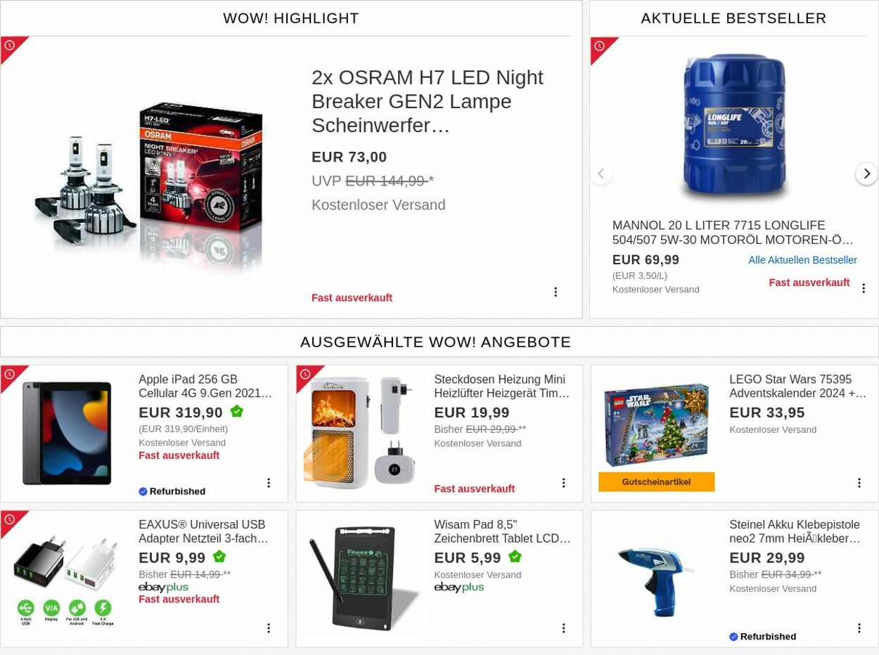 Prospekt eBay 07.10.2024 - 16.10.2024