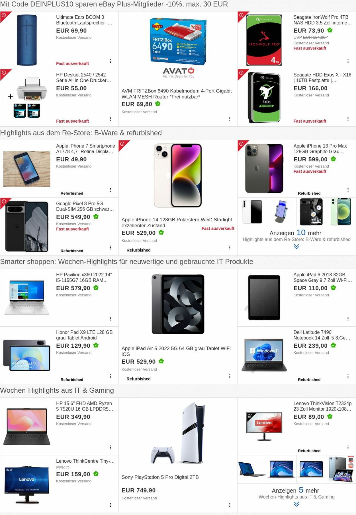 Prospekt eBay 18.11.2024 - 27.11.2024