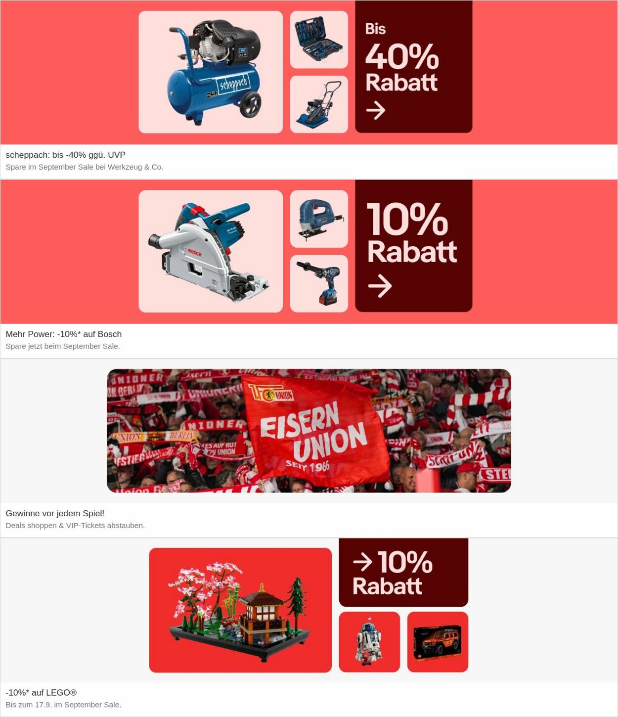 Prospekt eBay 08.09.2025 - 17.09.2025