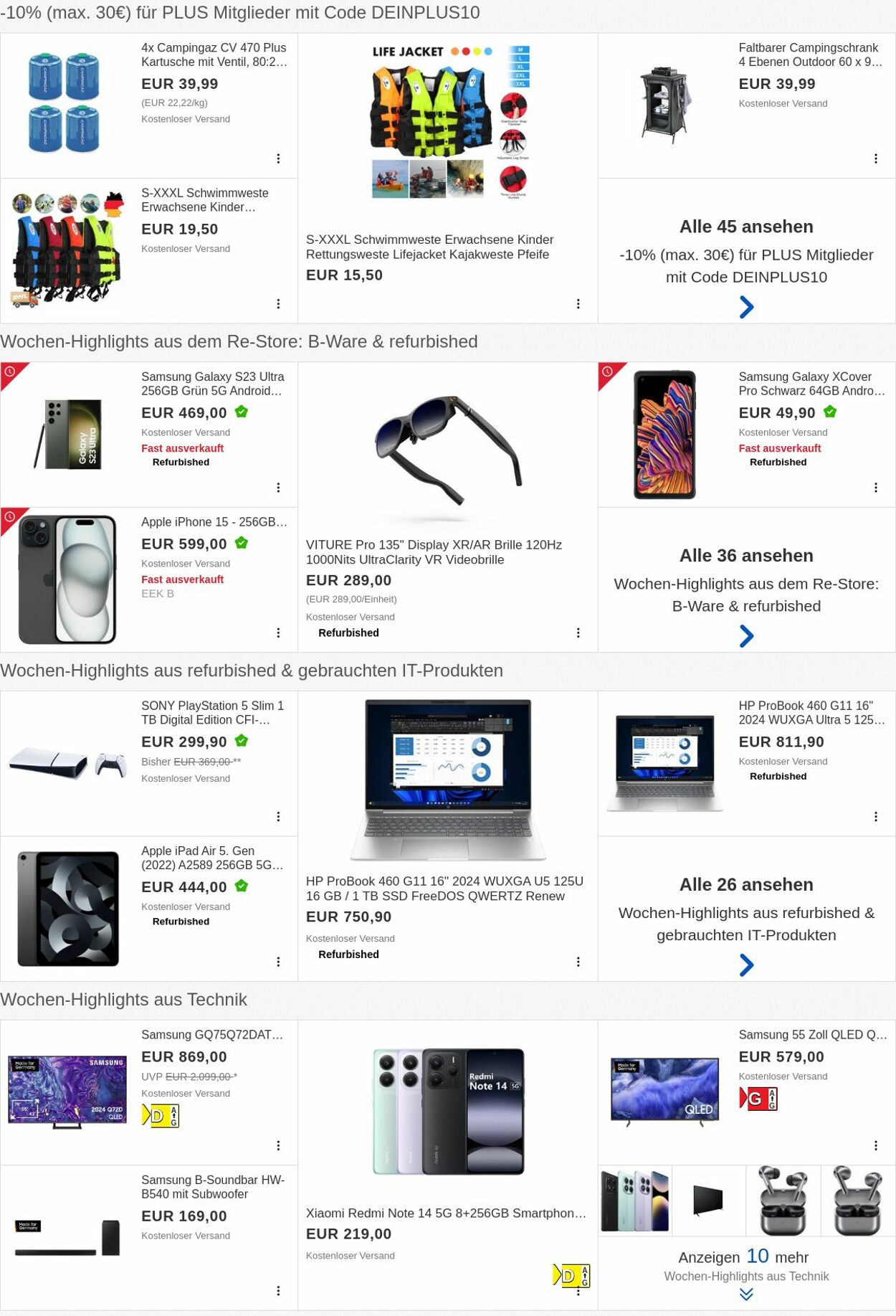 Prospekt eBay 11.08.2025 - 20.08.2025