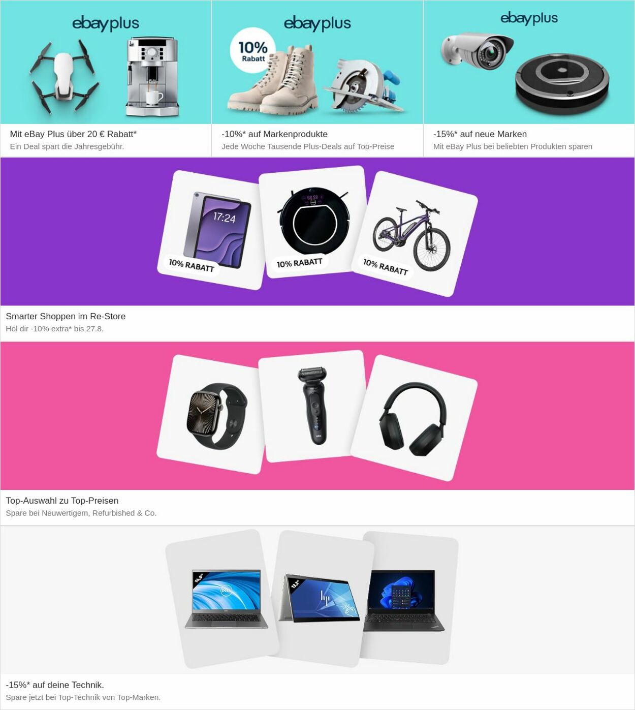 Prospekt eBay 18.08.2025 - 27.08.2025