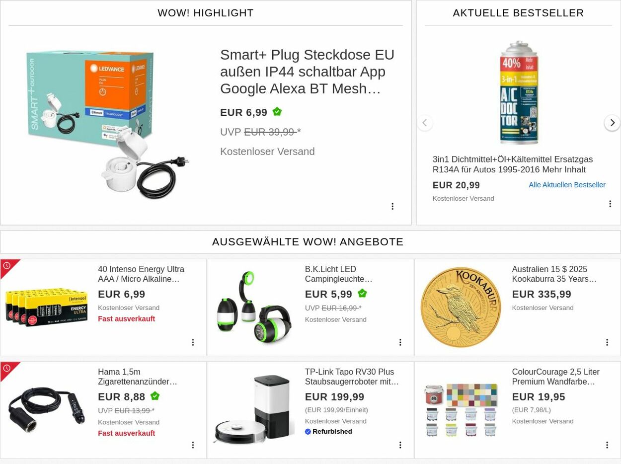 Prospekt eBay 18.08.2025 - 27.08.2025