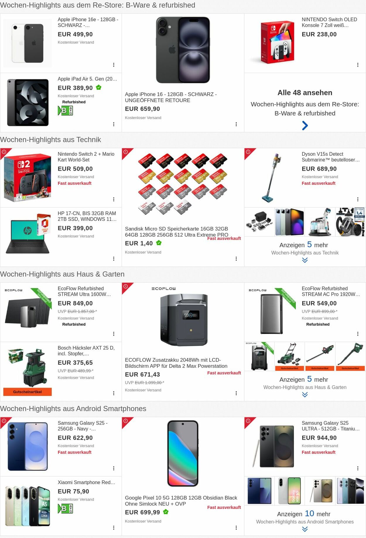 Prospekt eBay 06.10.2025 - 15.10.2025
