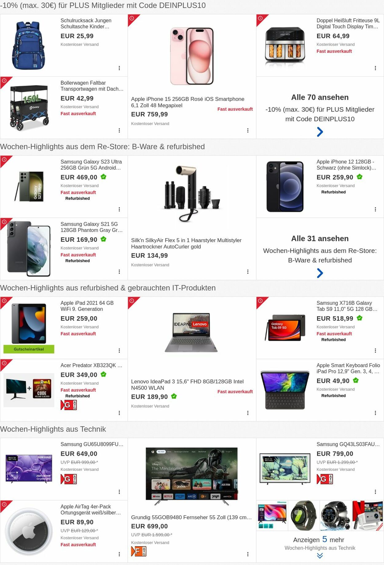 Prospekt eBay 29.09.2025 - 08.10.2025