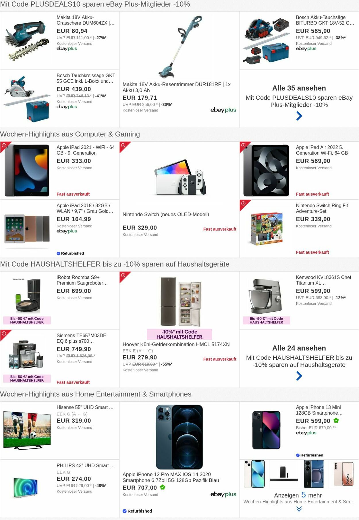 Prospekt eBay 01.08.2022 - 10.08.2022