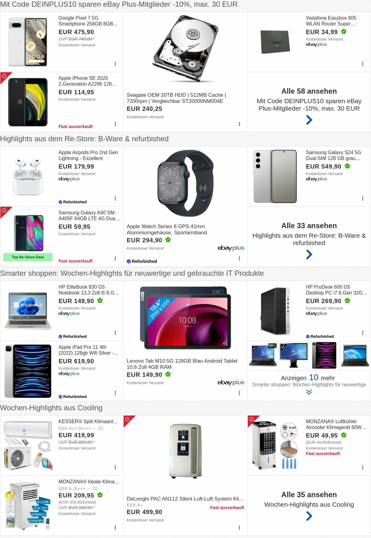 Prospekt eBay 12.08.2024 - 21.08.2024