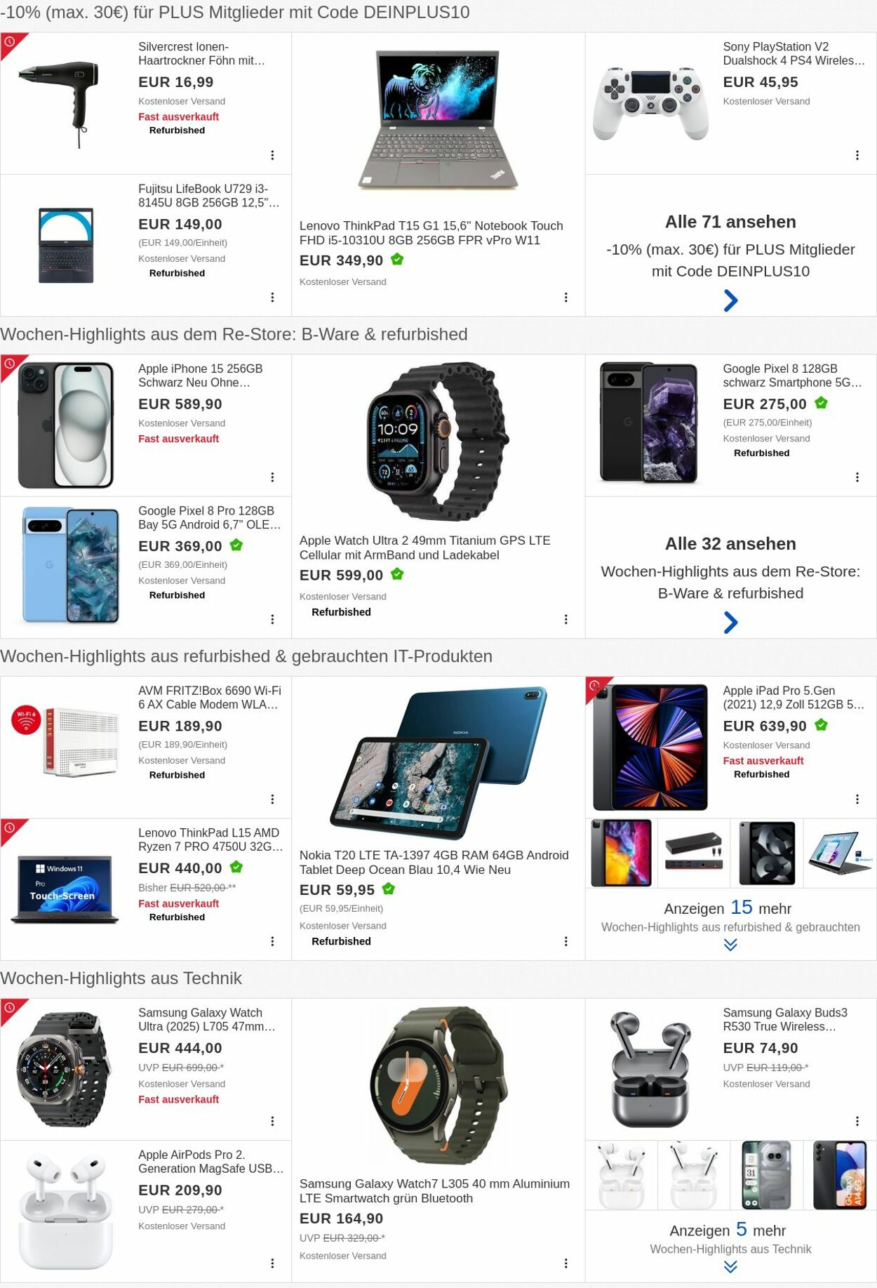 Prospekt eBay 25.08.2025 - 03.09.2025