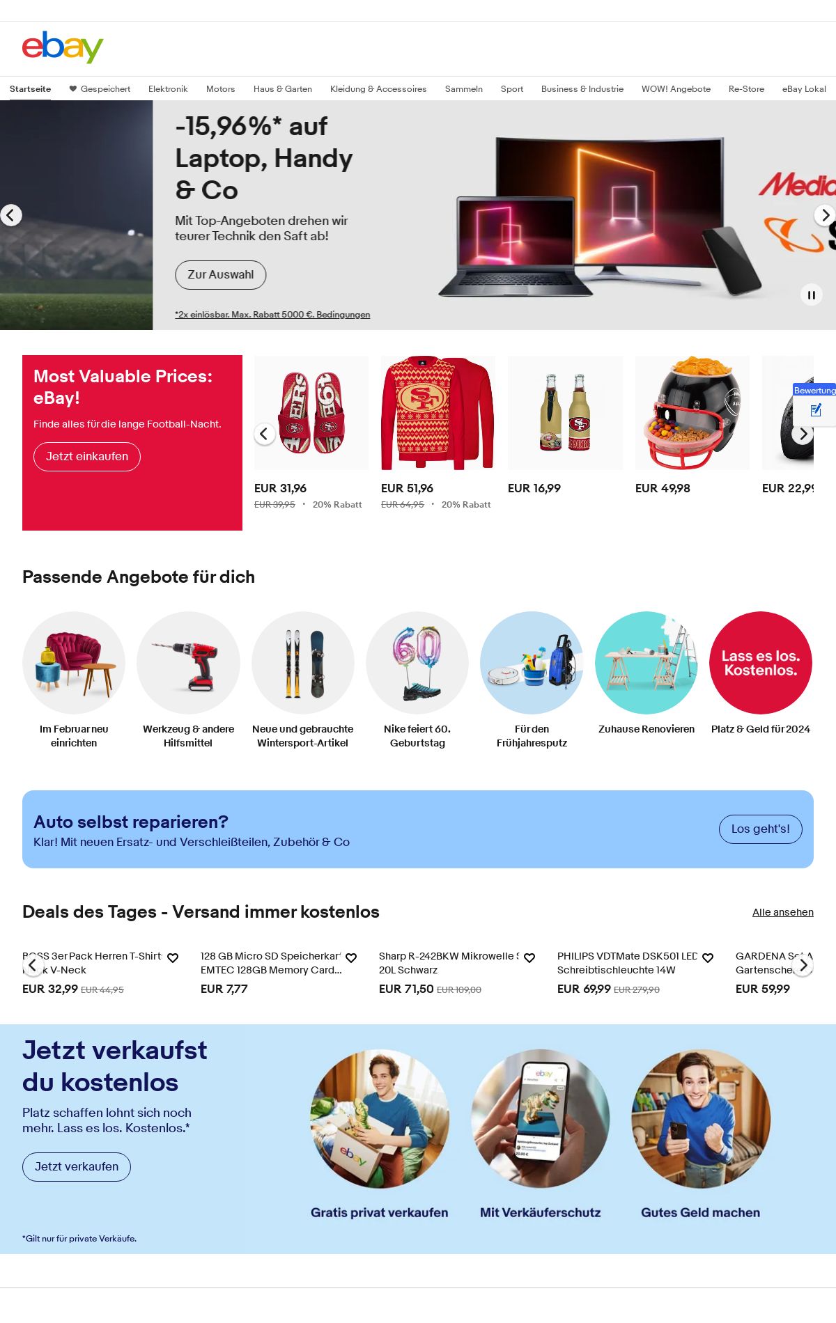 Prospekt eBay 12.02.2024 - 21.02.2024