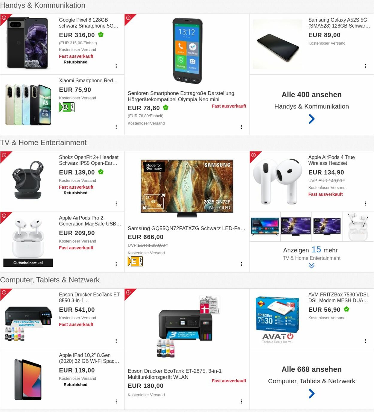 Prospekt eBay 03.11.2025 - 12.11.2025