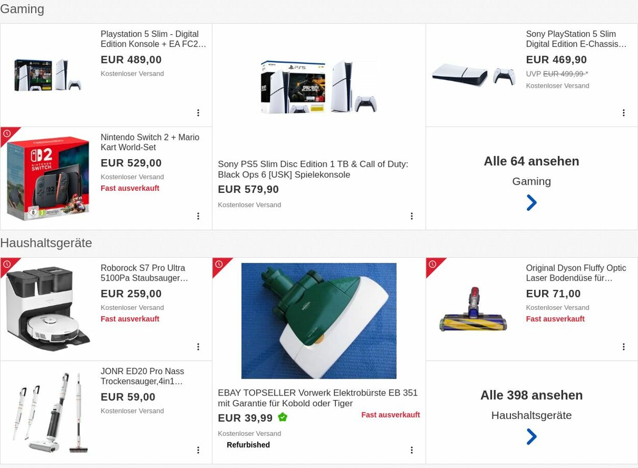 Prospekt eBay 10.11.2025 - 19.11.2025