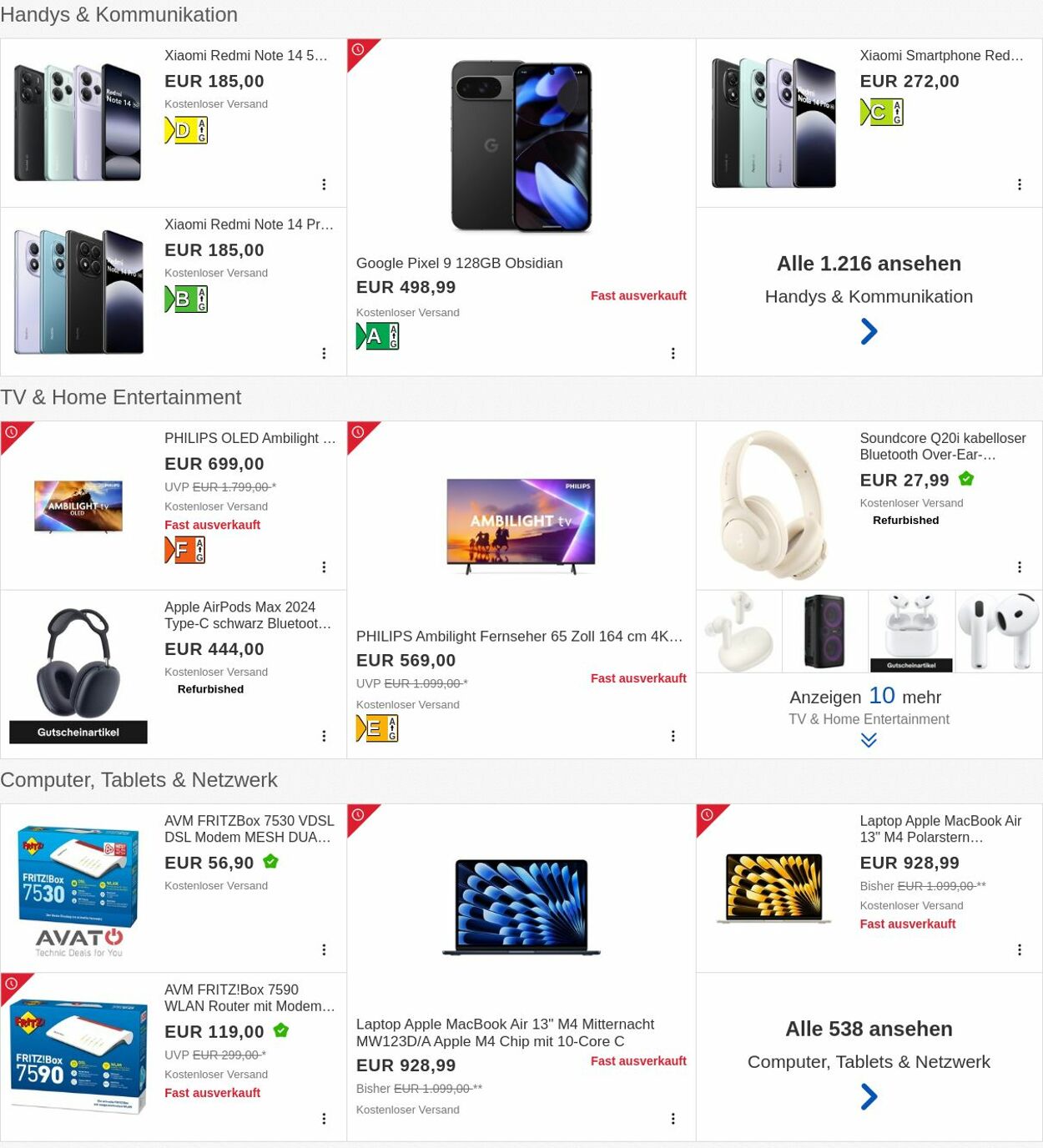 Prospekt eBay 10.11.2025 - 19.11.2025