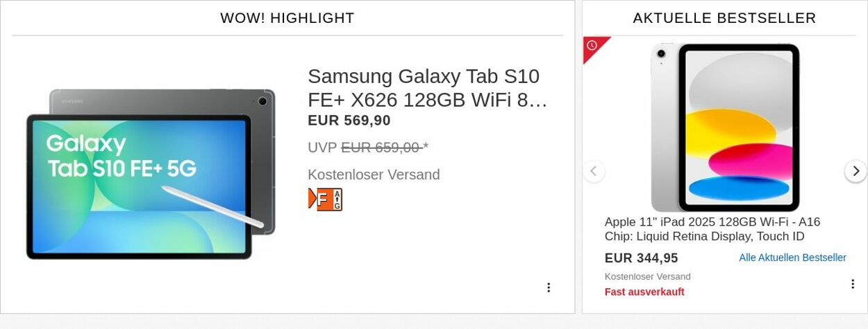 Prospekt eBay 25.08.2025 - 03.09.2025