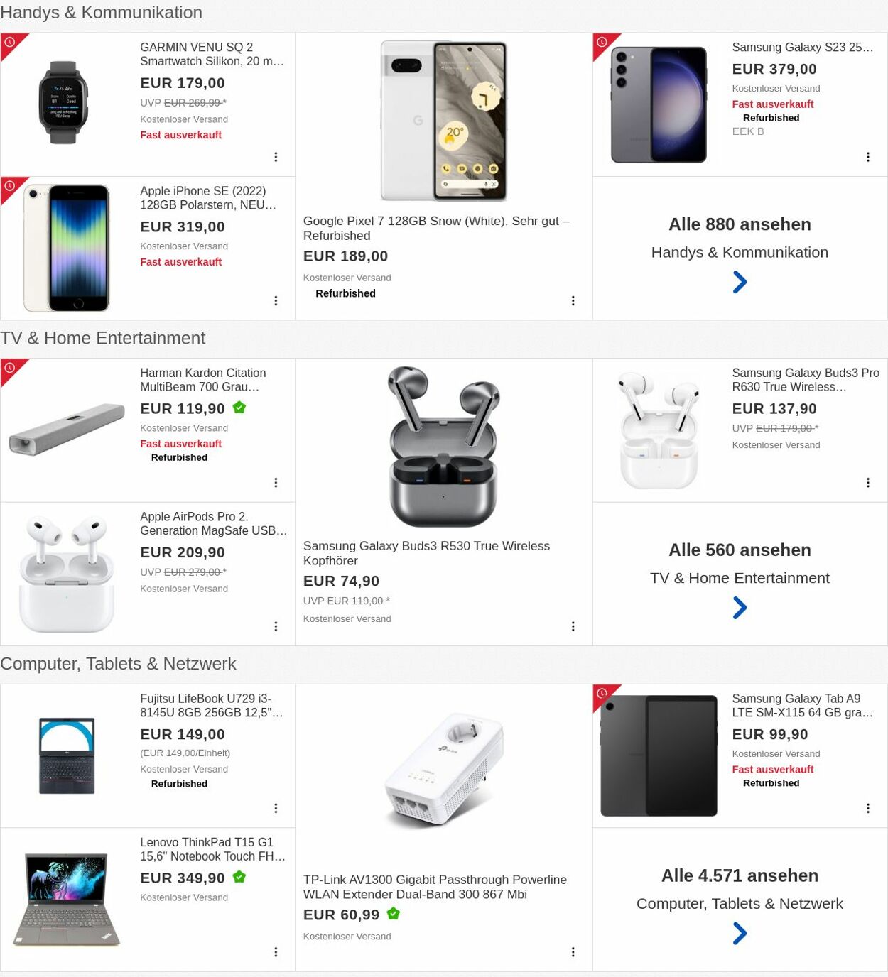 Prospekt eBay 25.08.2025 - 03.09.2025
