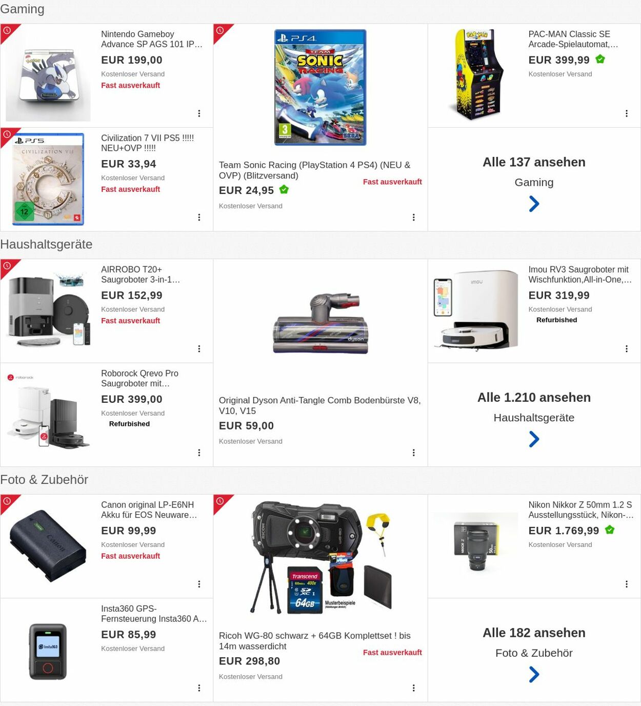 Prospekt eBay 04.08.2025 - 13.08.2025