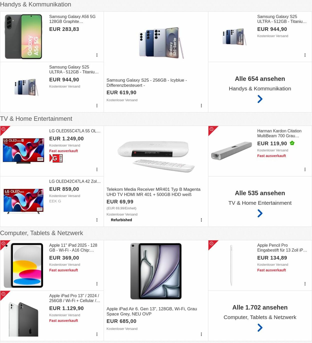 Prospekt eBay 18.08.2025 - 27.08.2025