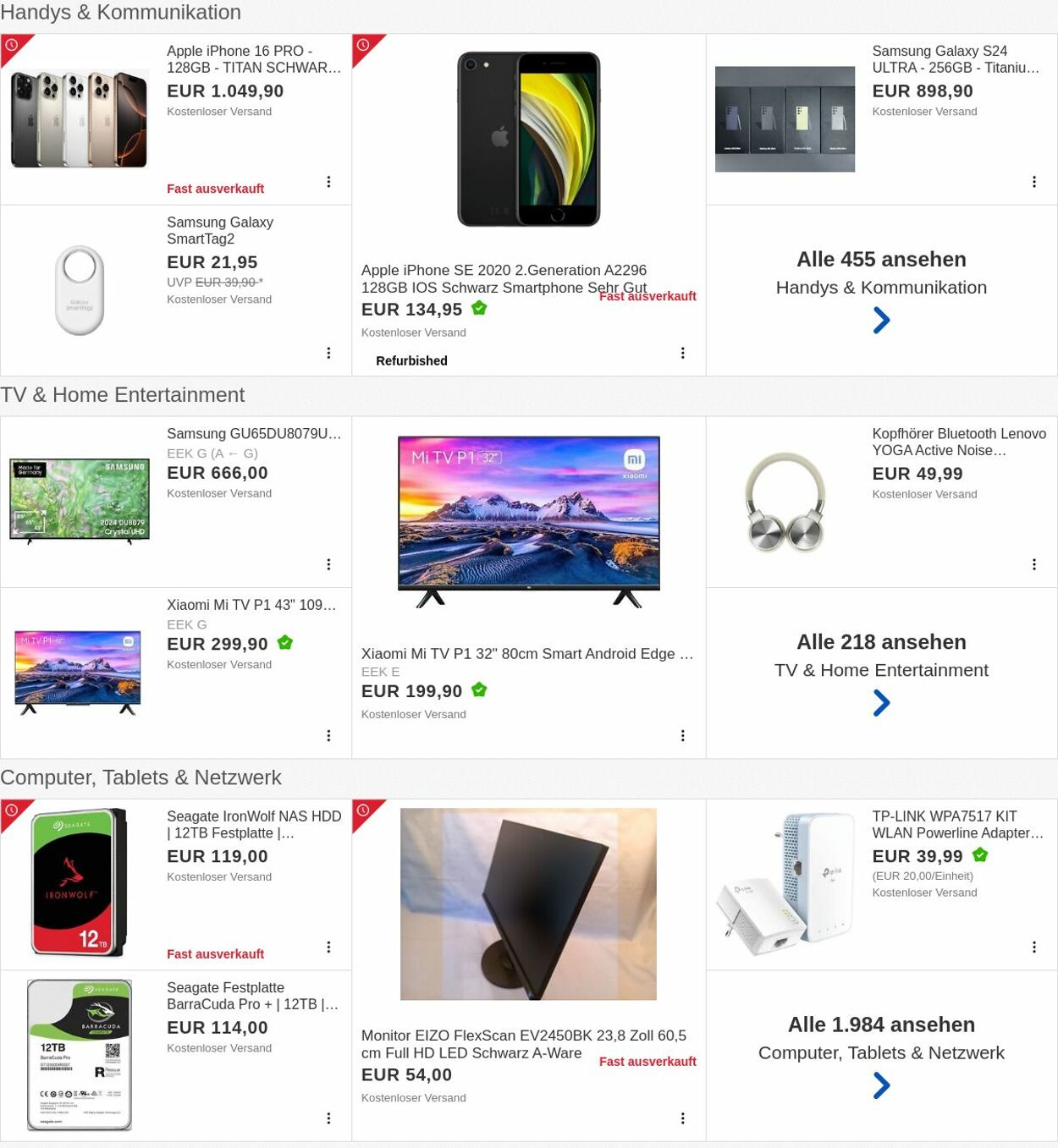 Prospekt eBay 25.11.2024 - 04.12.2024