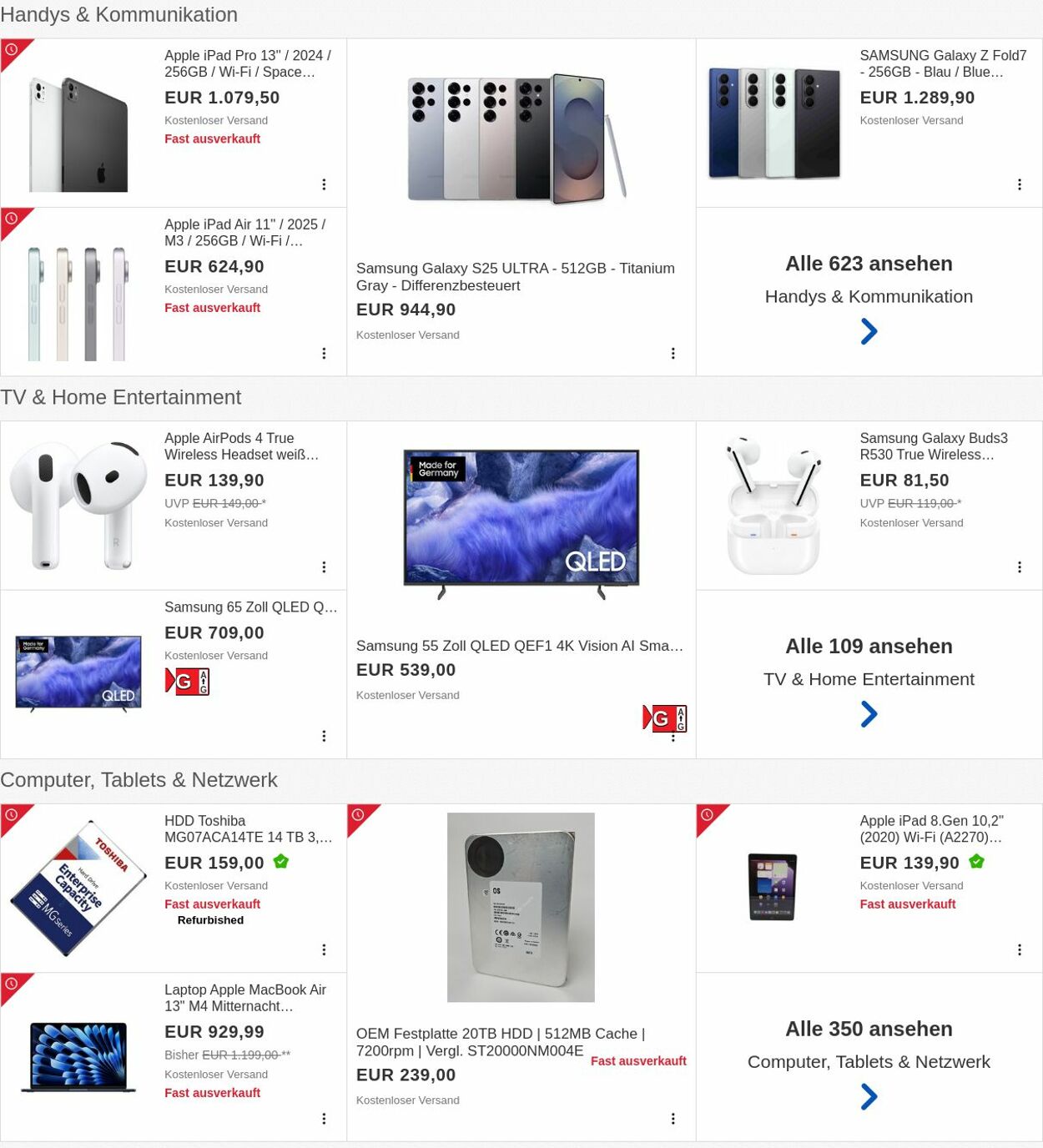 Prospekt eBay 08.09.2025 - 17.09.2025