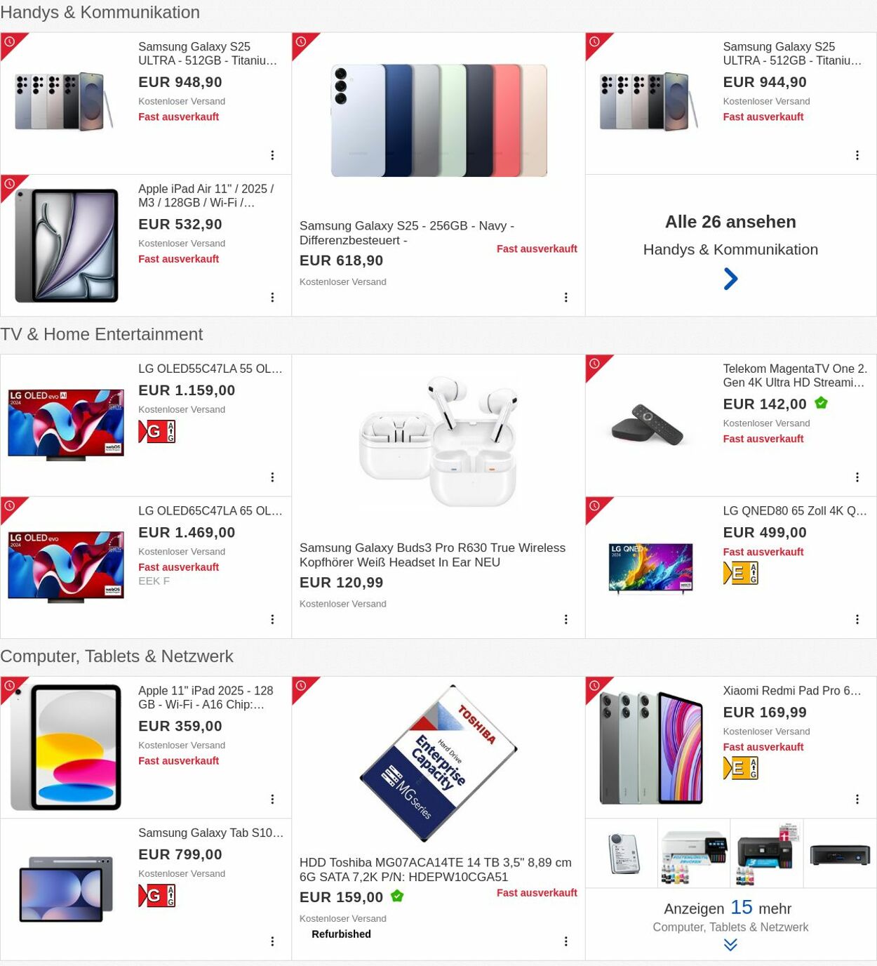 Prospekt eBay 22.09.2025 - 01.10.2025