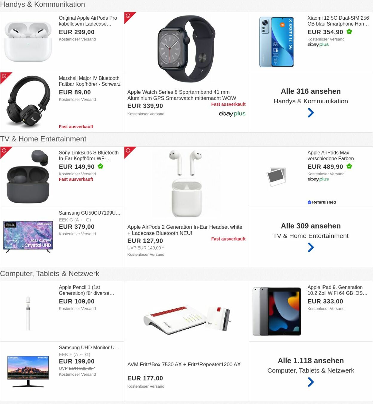 Prospekt eBay 20.11.2023 - 29.11.2023